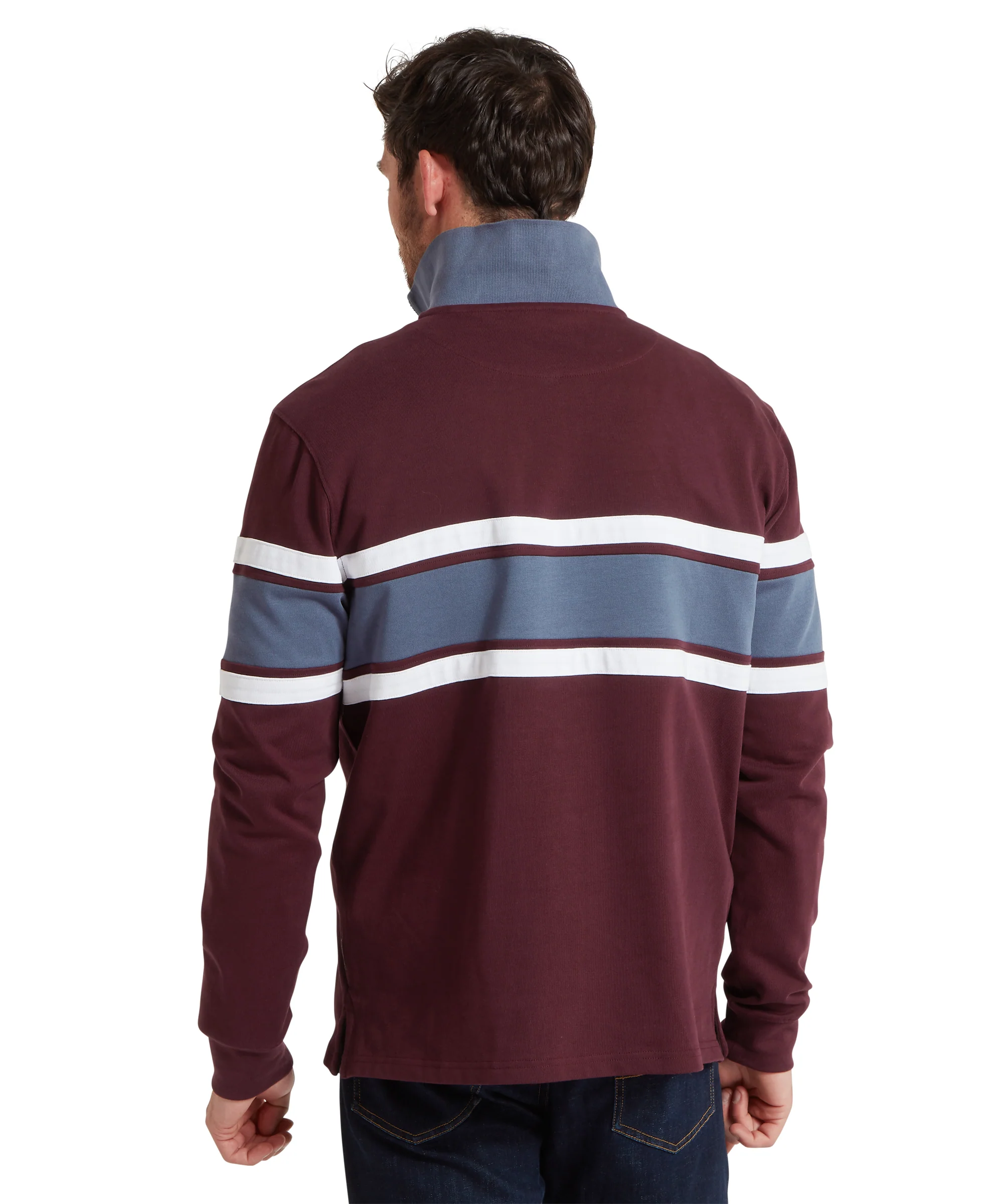 Exmouth Heritage Quarter Zip - Wine - Image 8