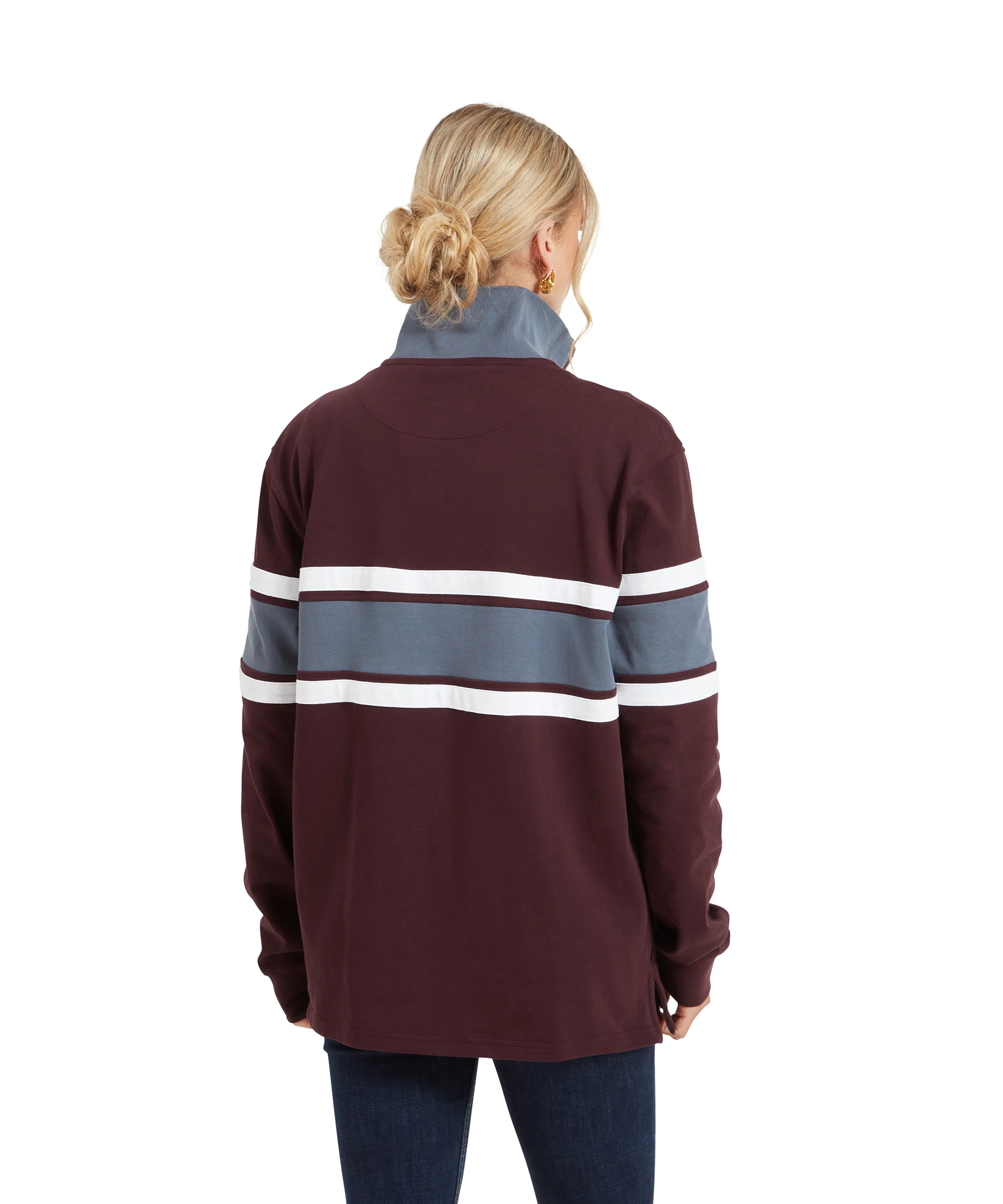 Exmouth Heritage Quarter Zip - Wine - Image 9
