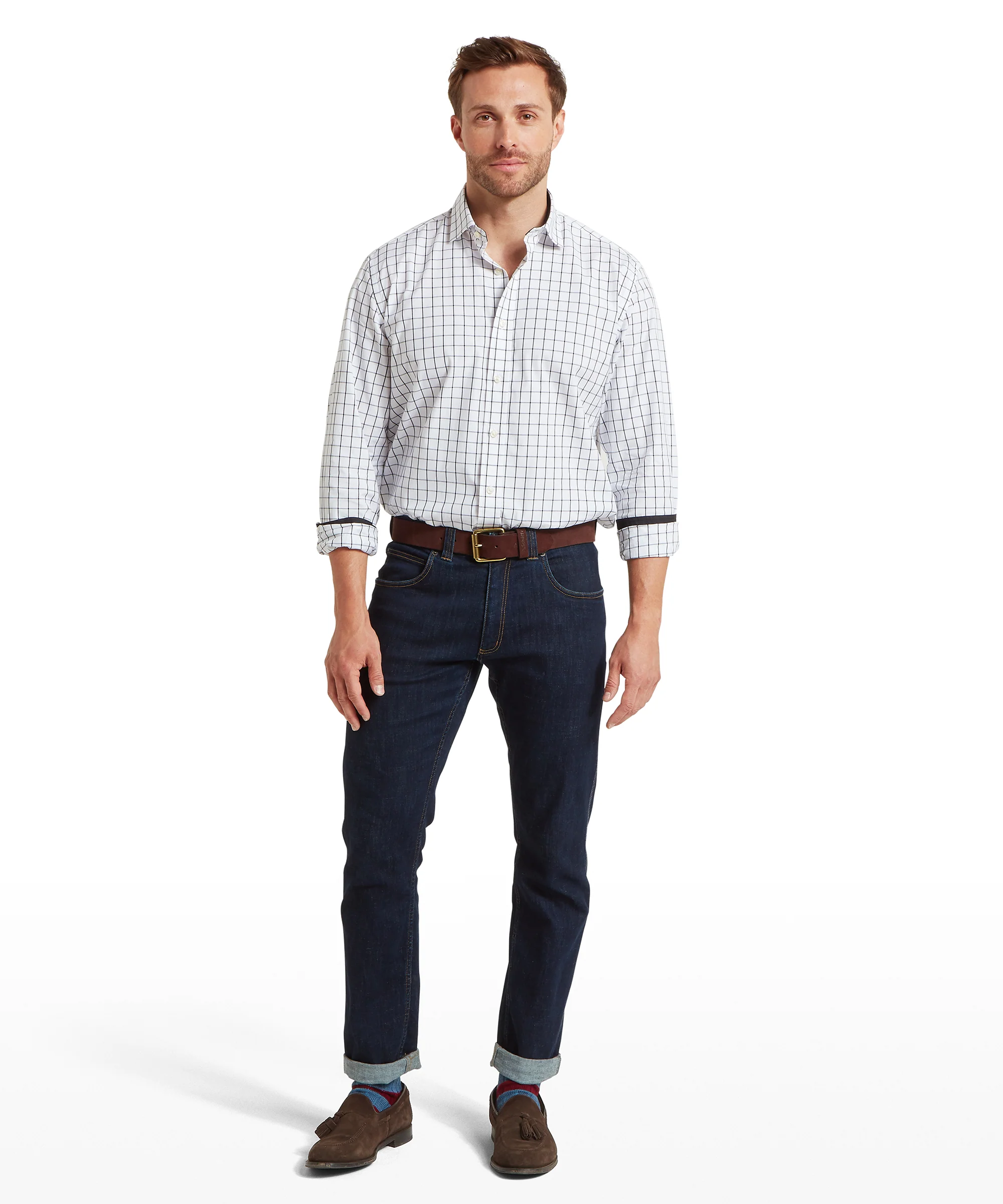 Westminster Classic Shirt - Navy Check - Image 3