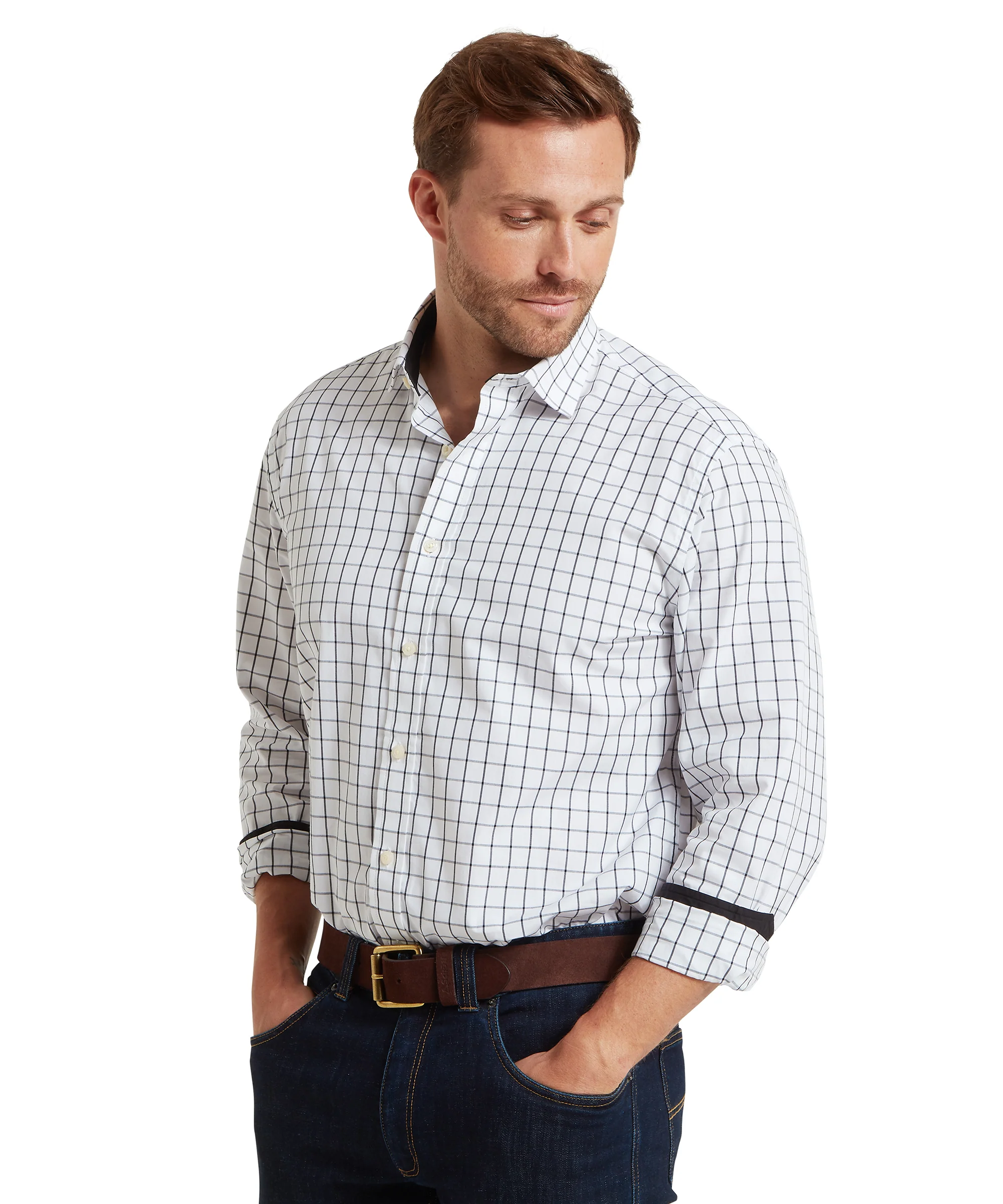 Westminster Classic Shirt - Navy Check - Image 4