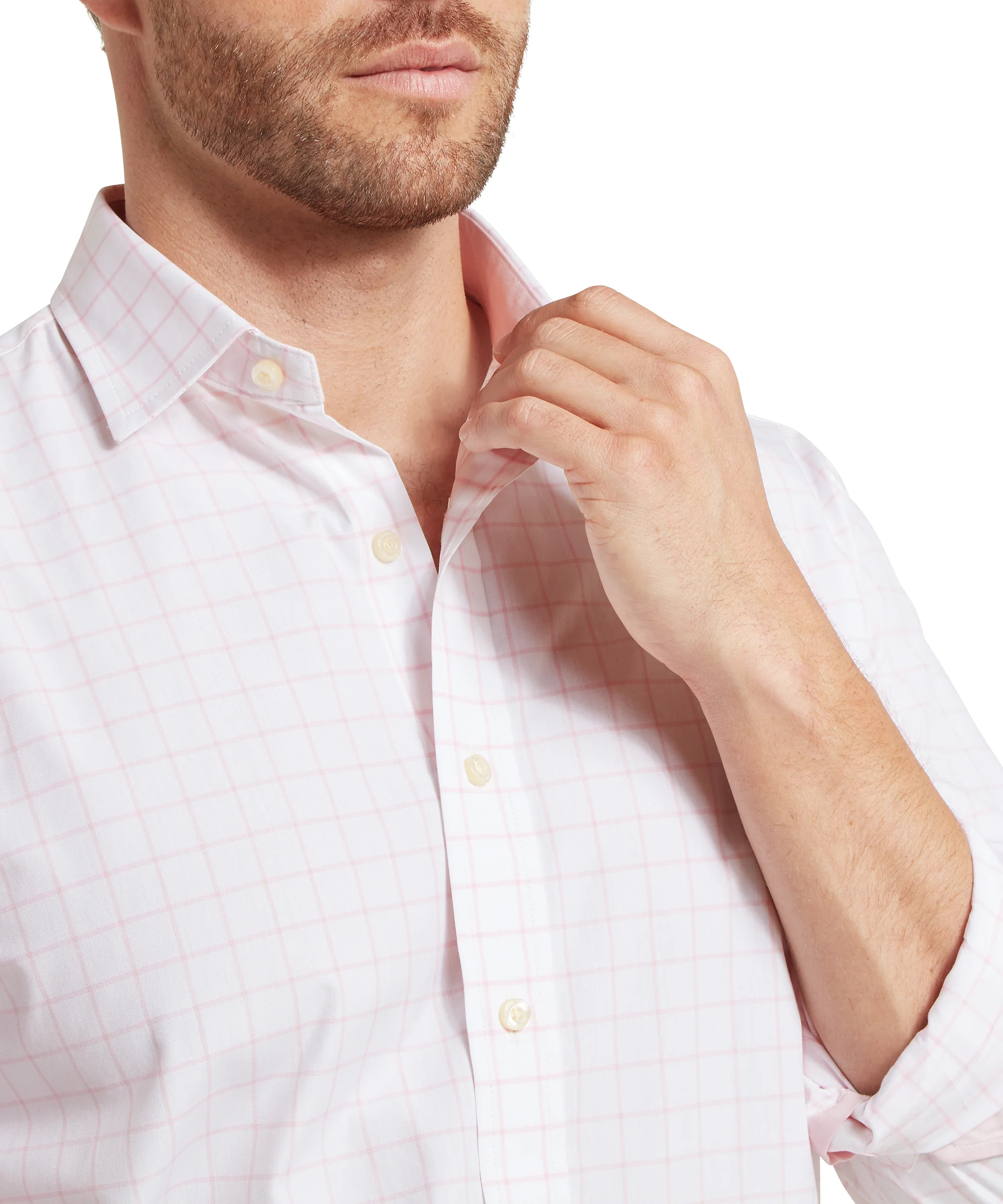 Westminster Classic Shirt - Pale Pink Check - Image 7