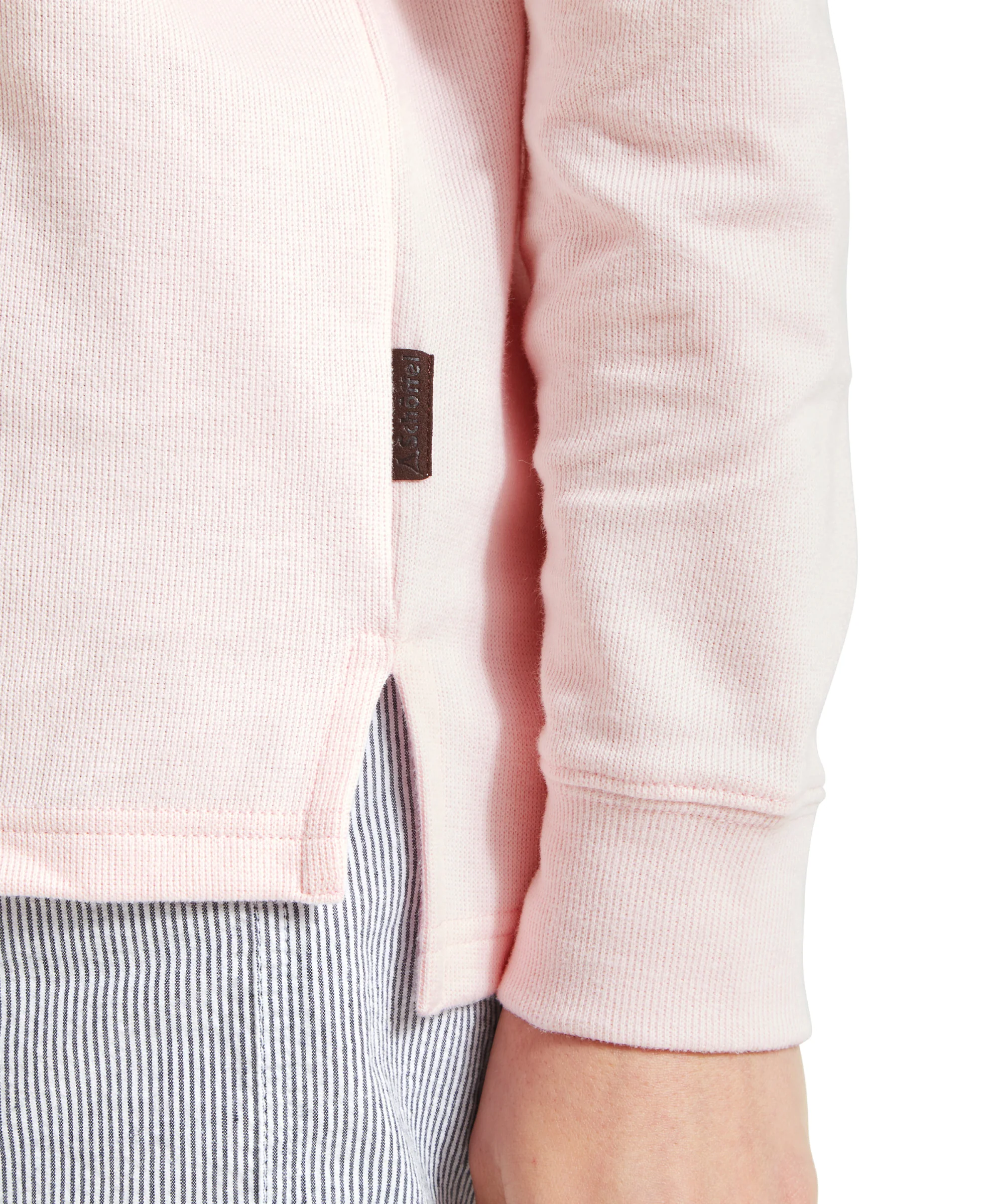 Appletree Bay Quarter Zip - Pale Pink - Image 7