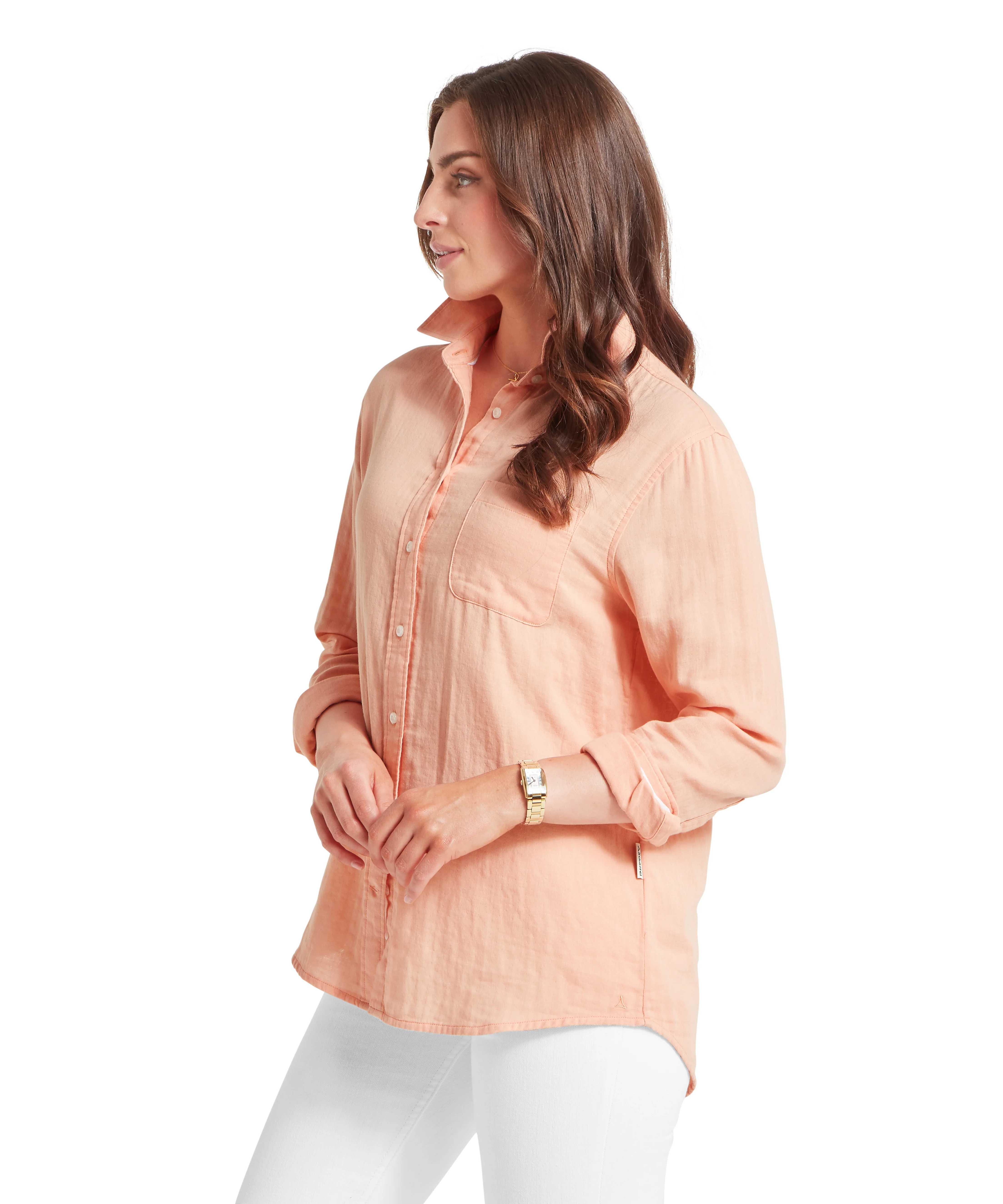 Ashdon Shirt - Coral Peach - Image 4