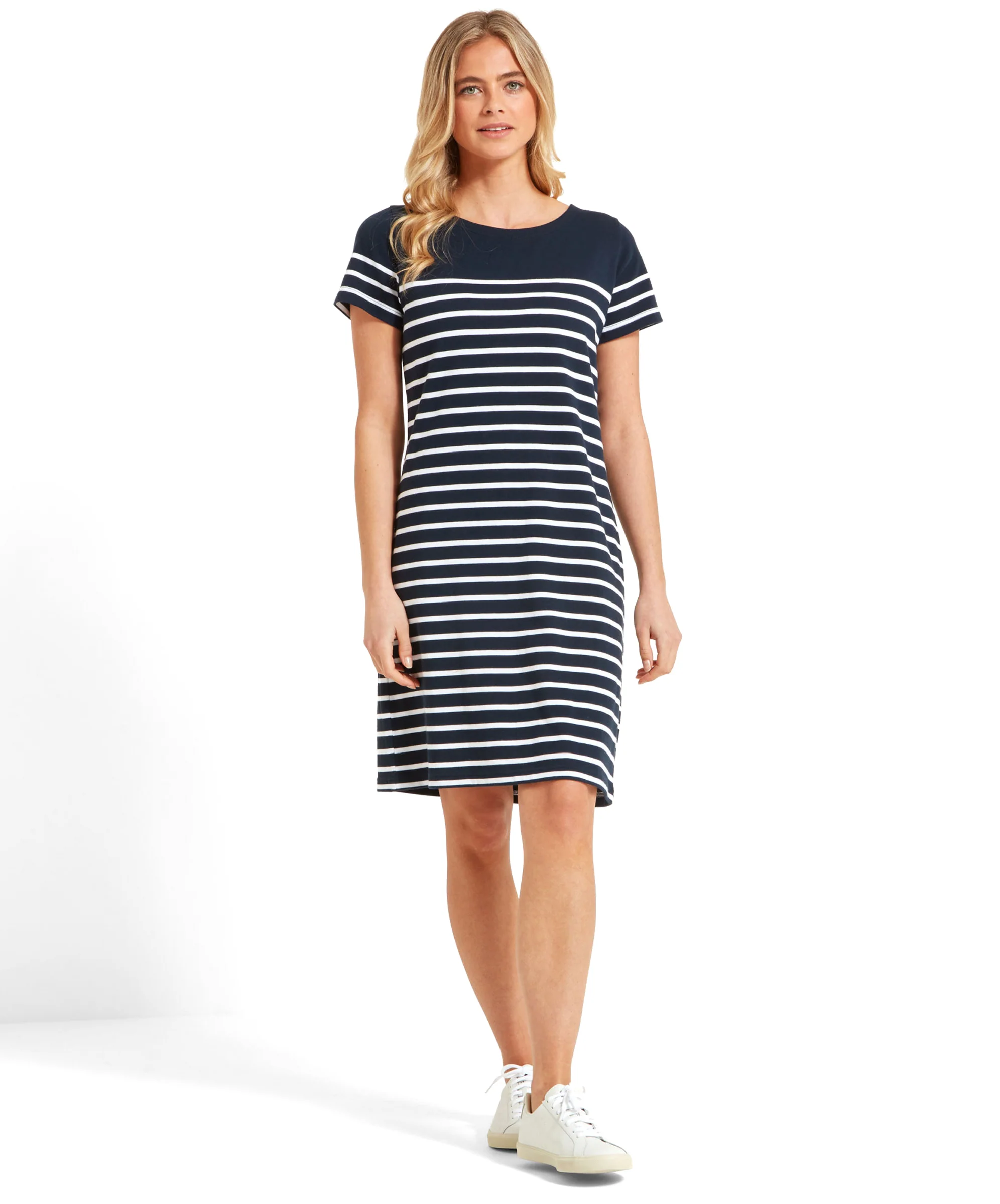 Beauport Dress - Navy Stripe - Image 3