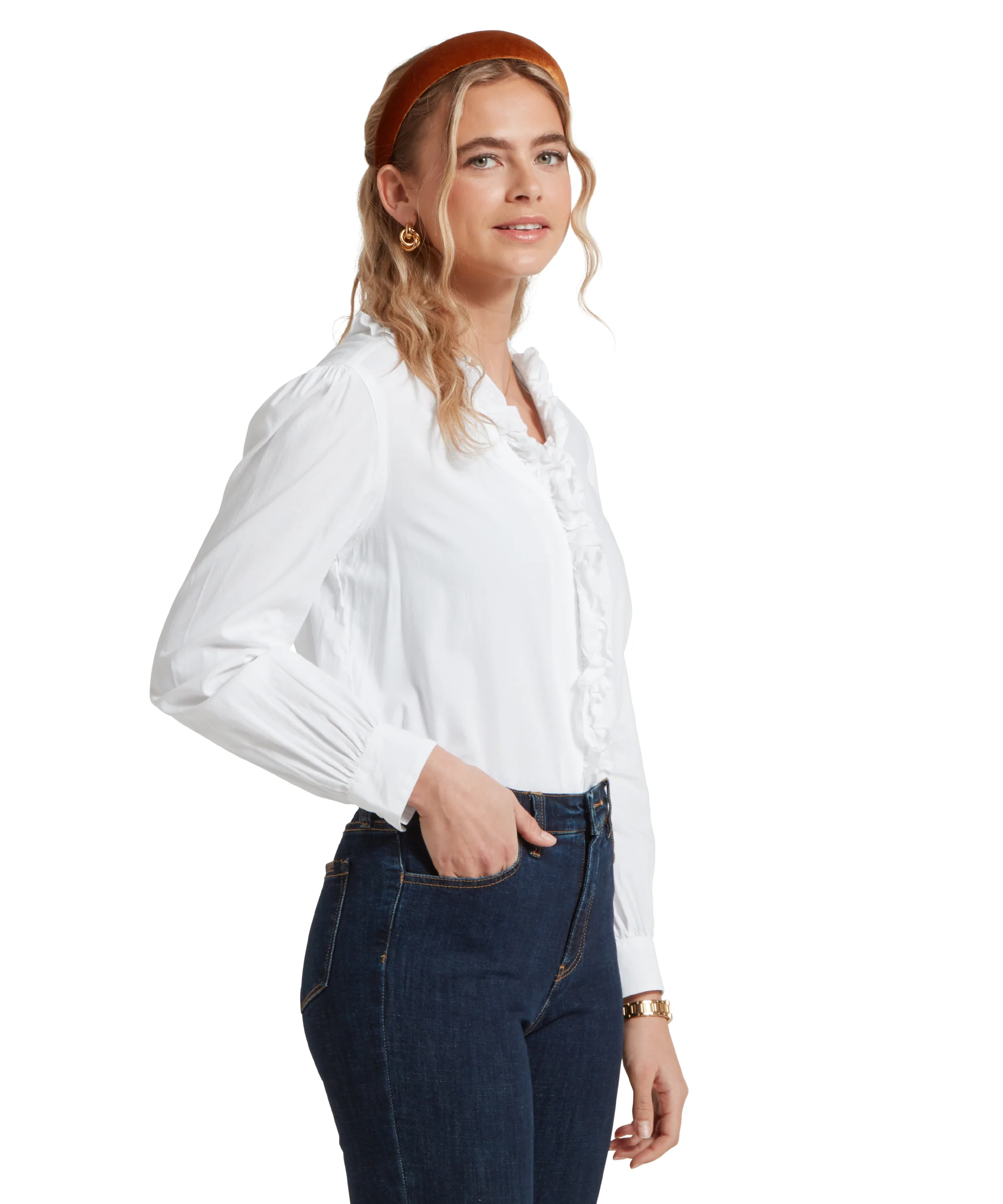 Beccles Blouse - White - Image 4