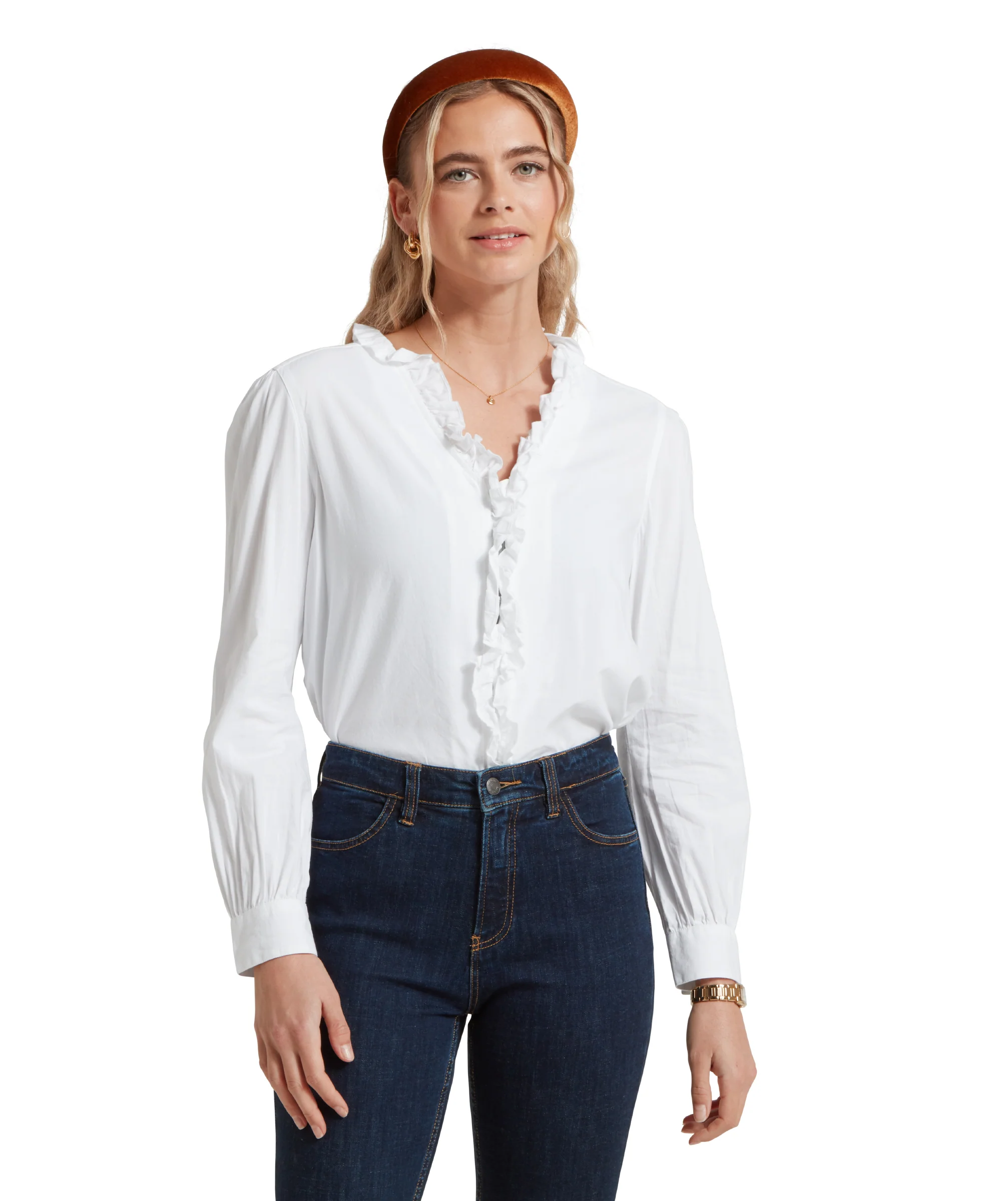 Beccles Blouse - White - Image 7