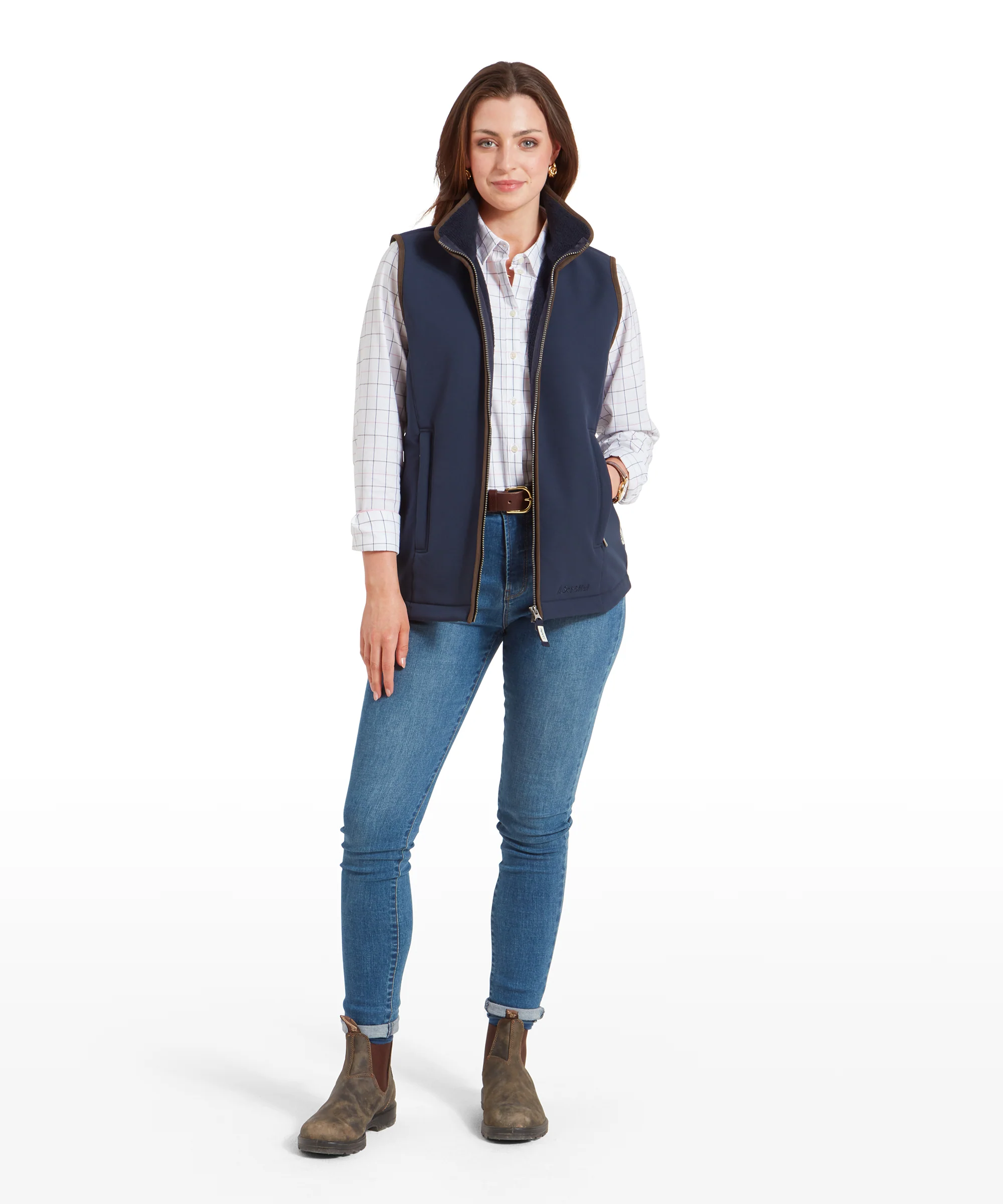 Women's Belton Gilet - Navy - Image 3