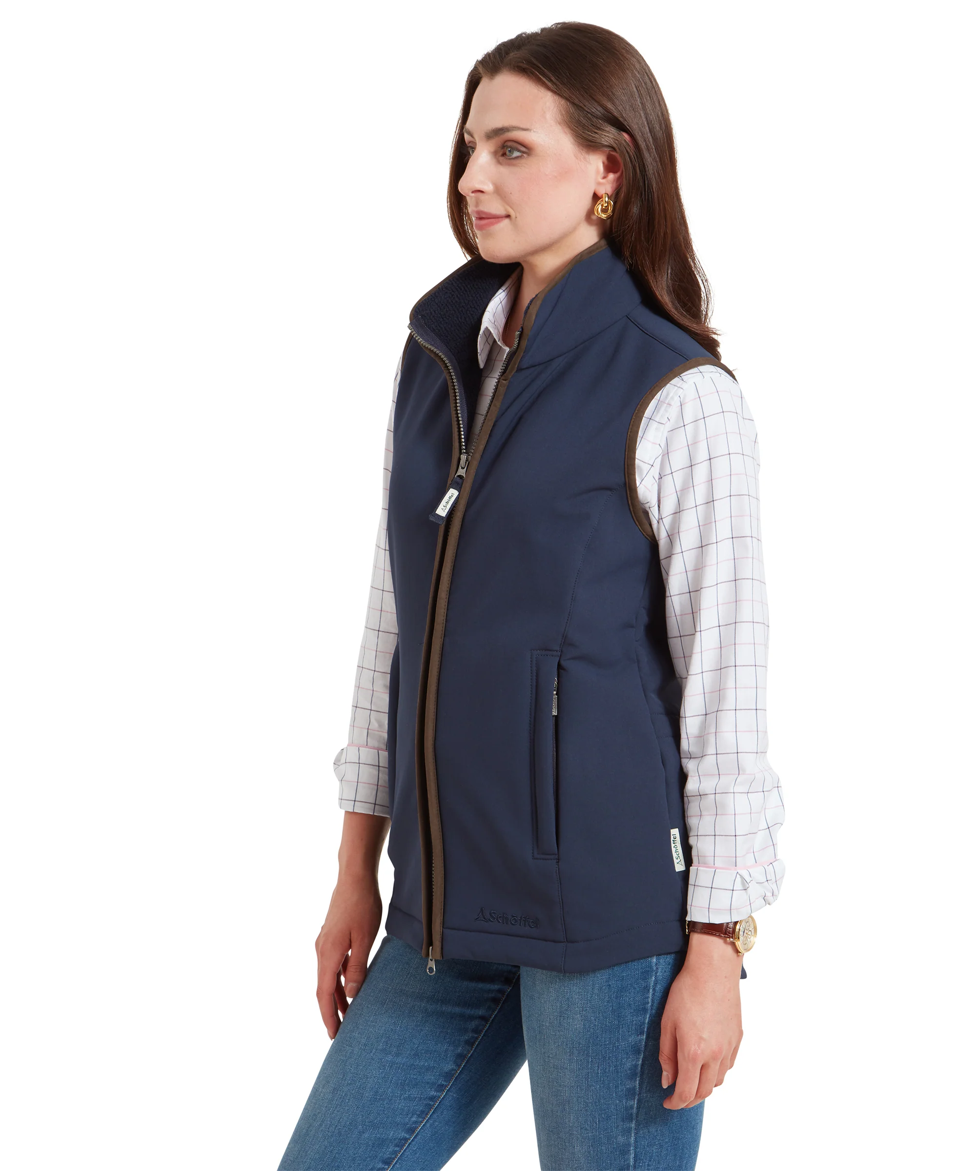 Women's Belton Gilet - Navy - Image 4