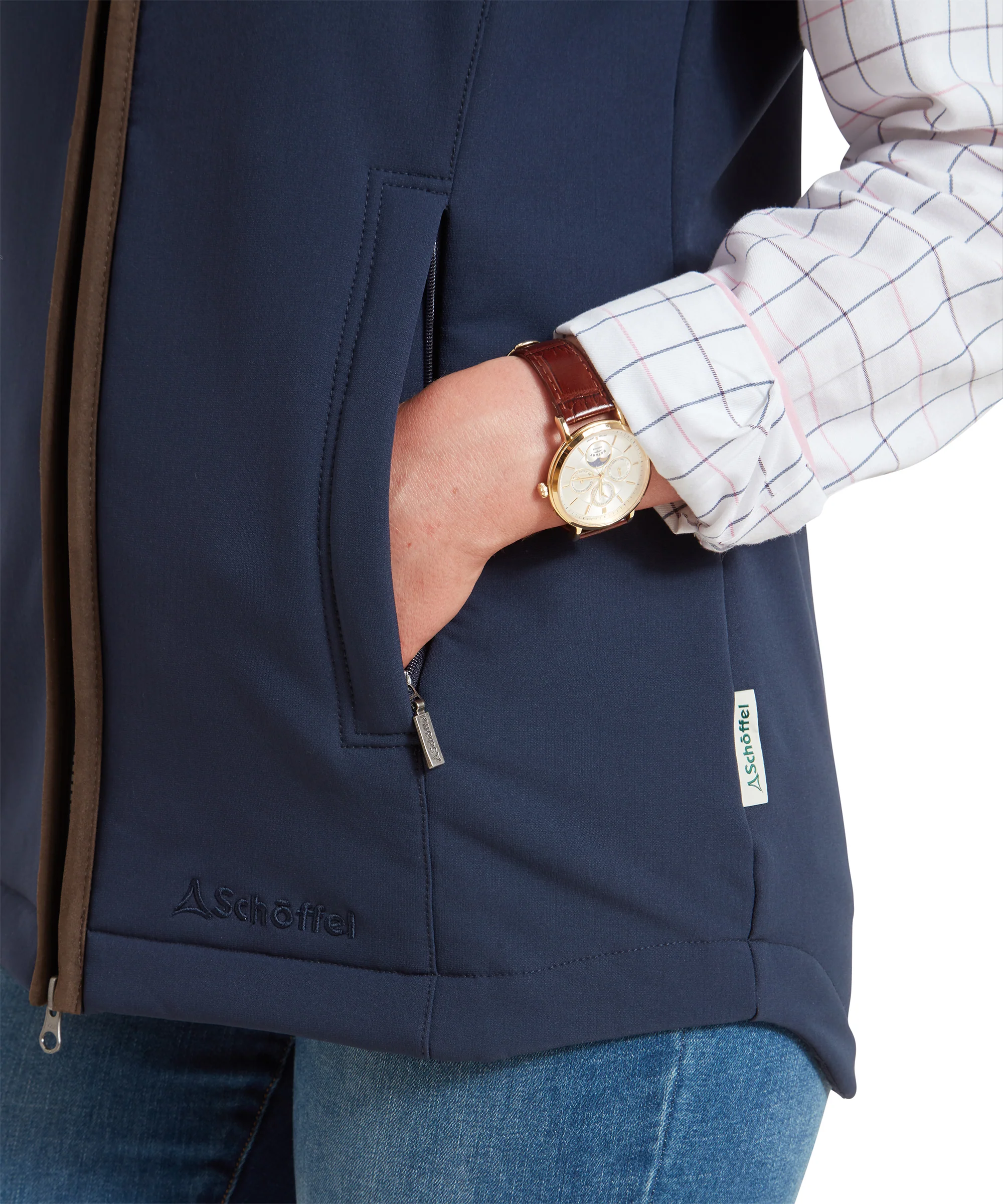 Women's Belton Gilet - Navy - Image 6