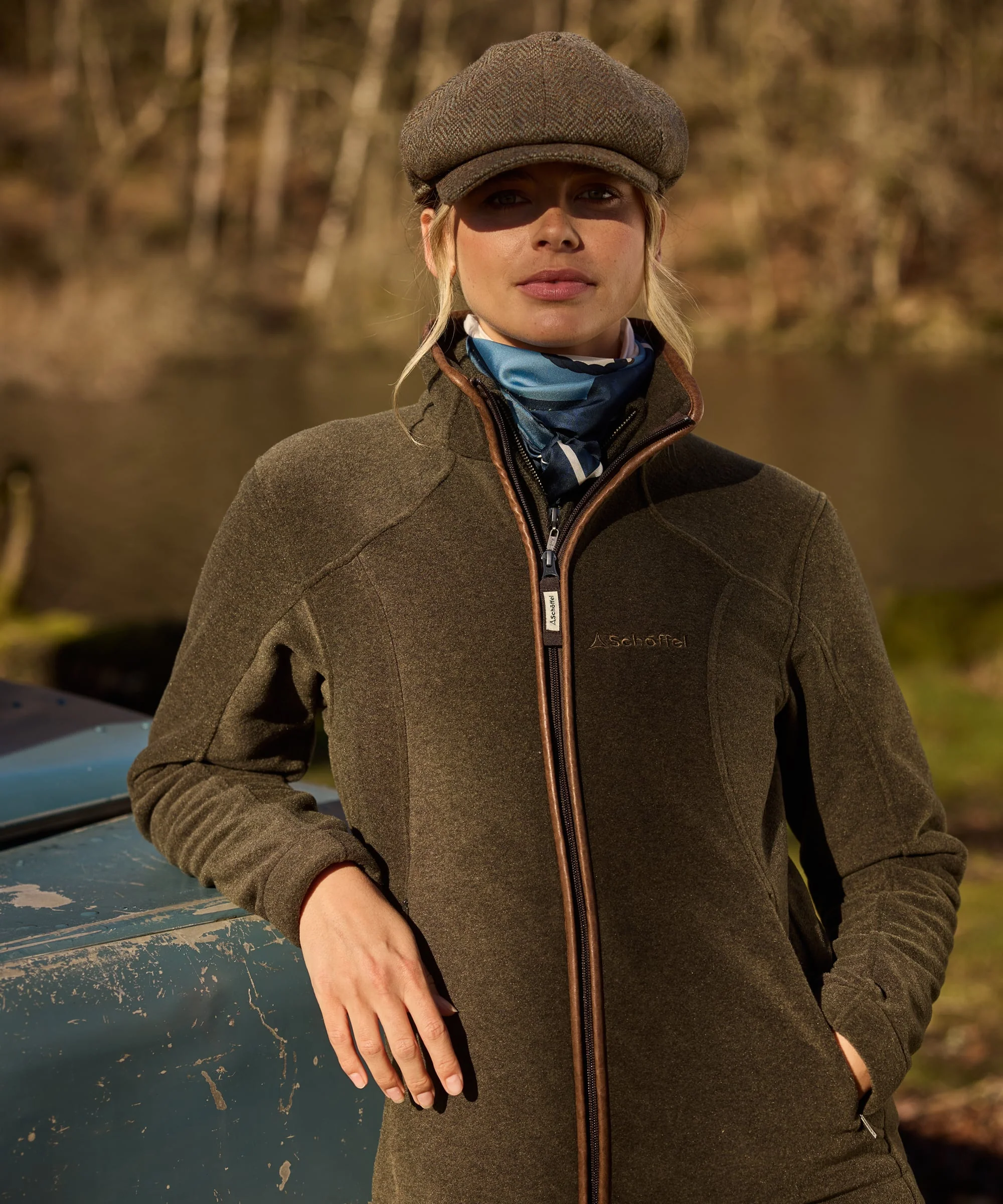 Burley Fleece Jacket - Dark Olive - Image 2