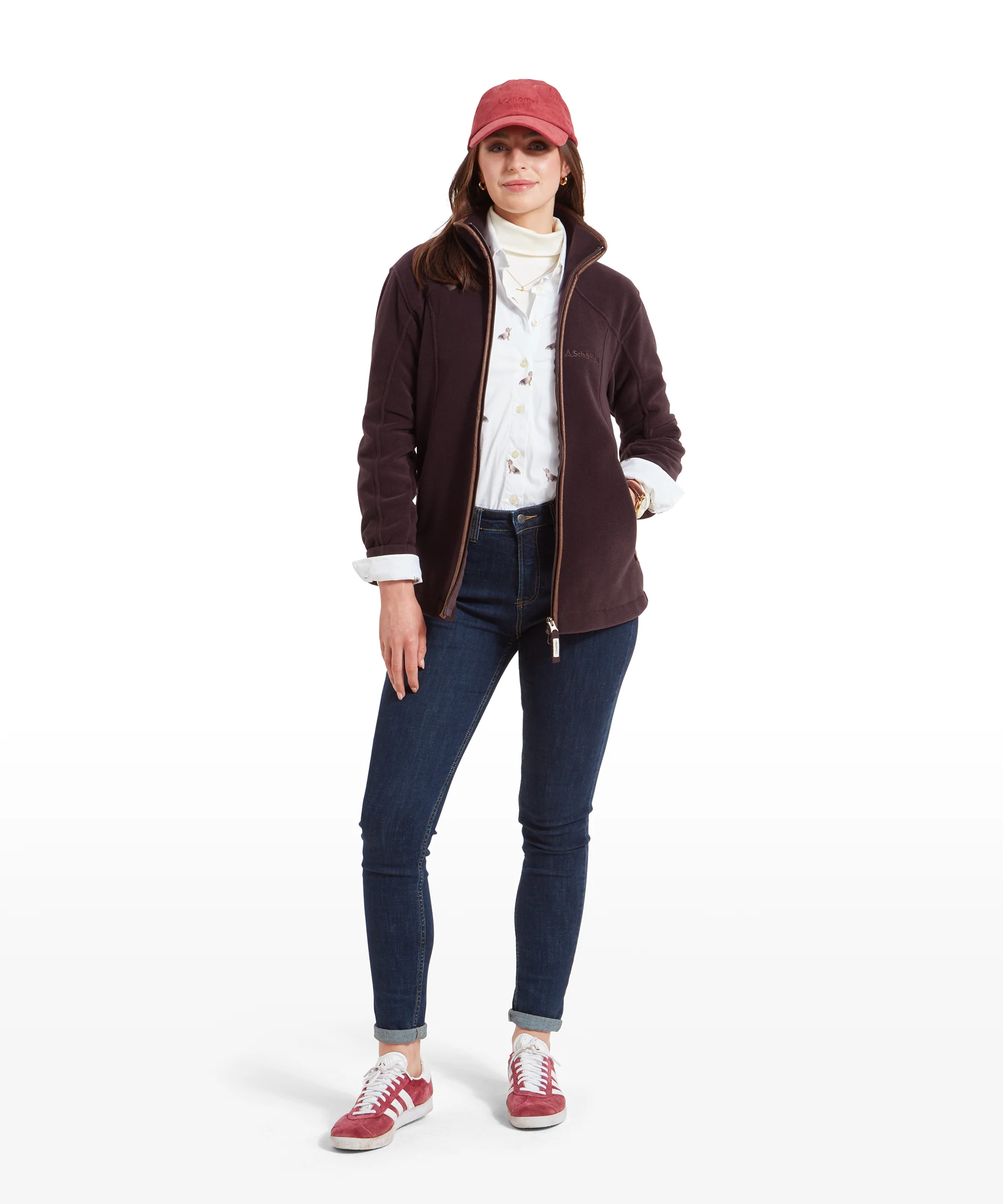 Burley Fleece Jacket - Port - Image 3