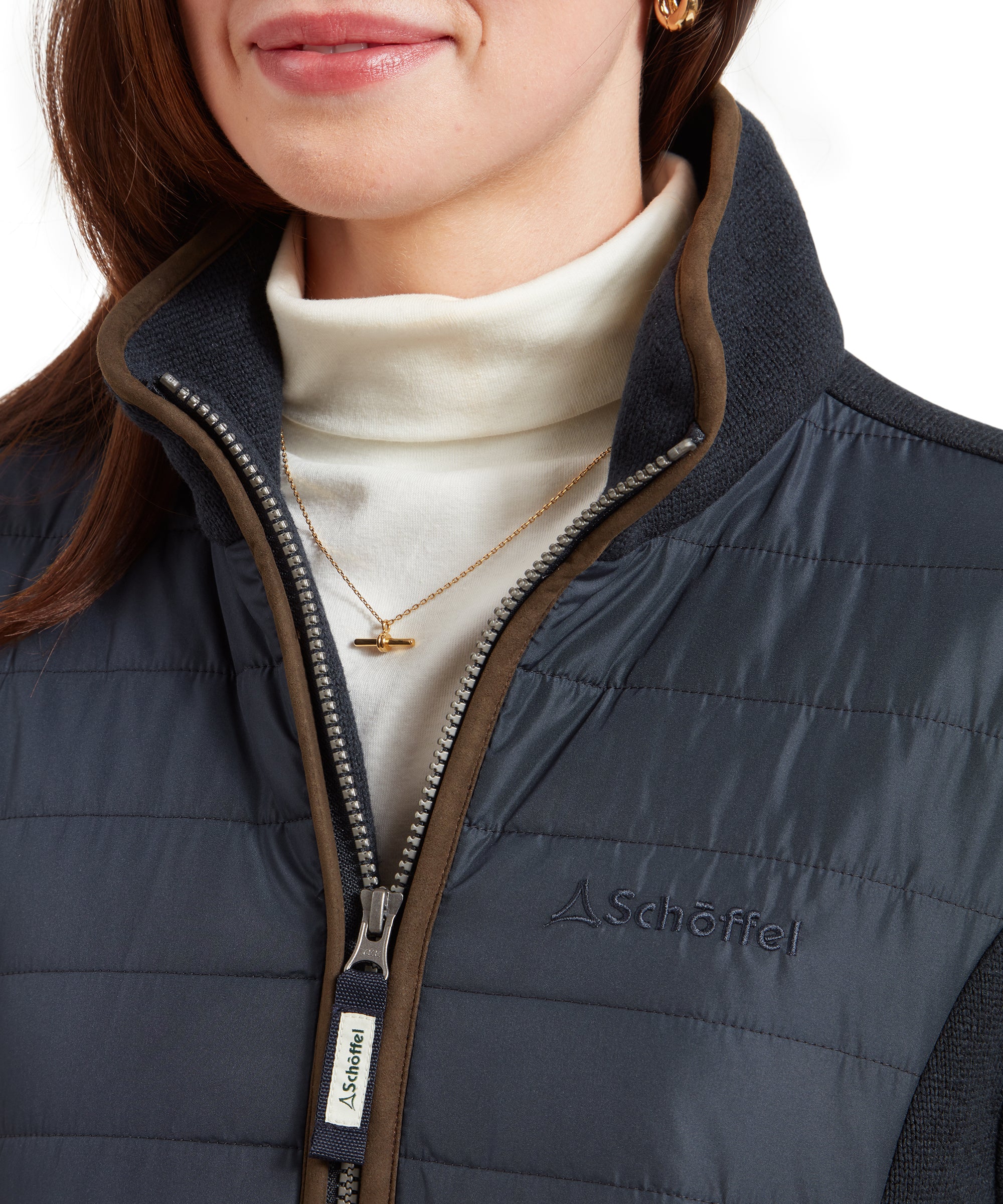 Burley Hybrid Jacket - Petrol Blue - Image 6