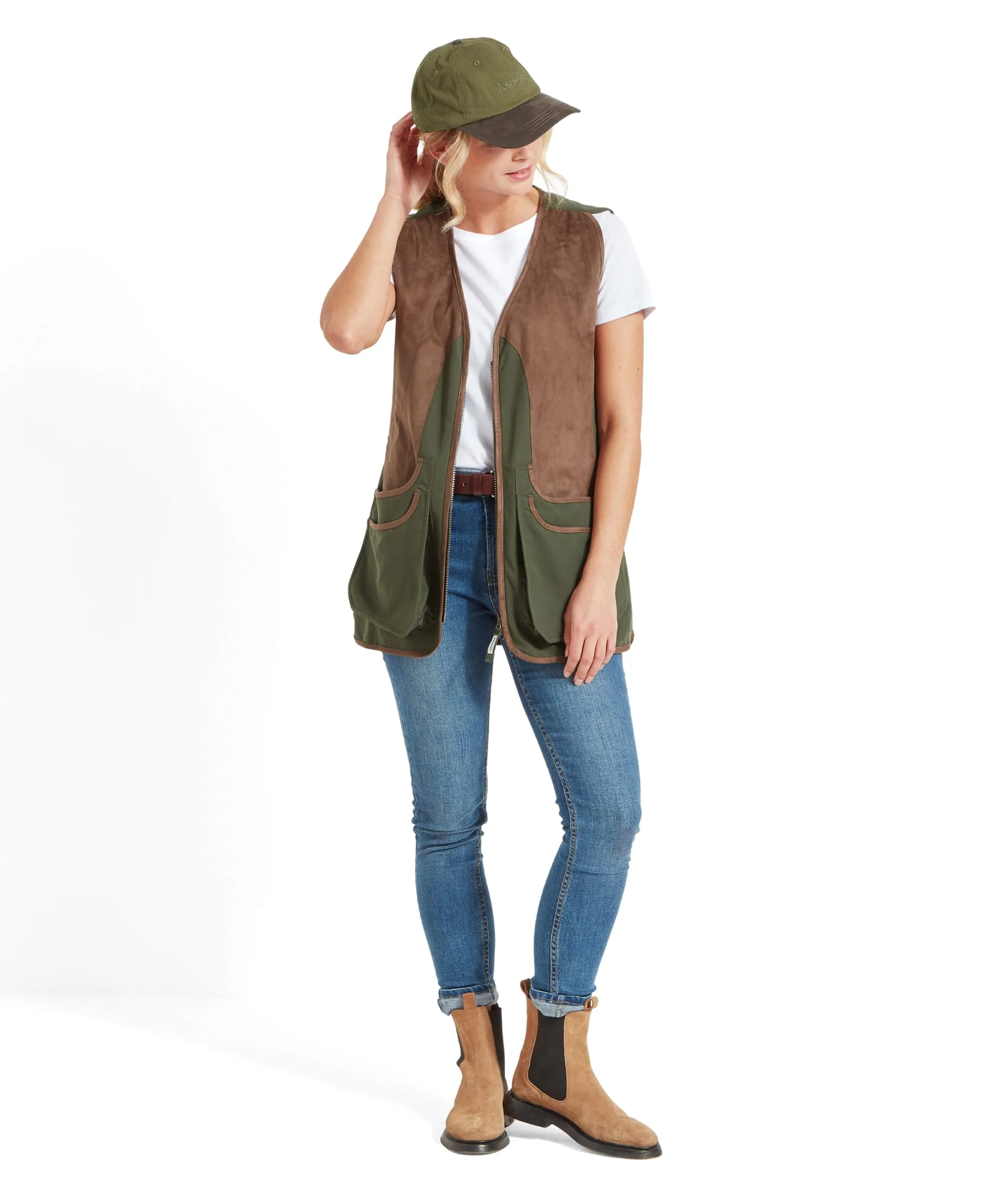 Edenham Clay Shooting Vest - Forest - Image 3