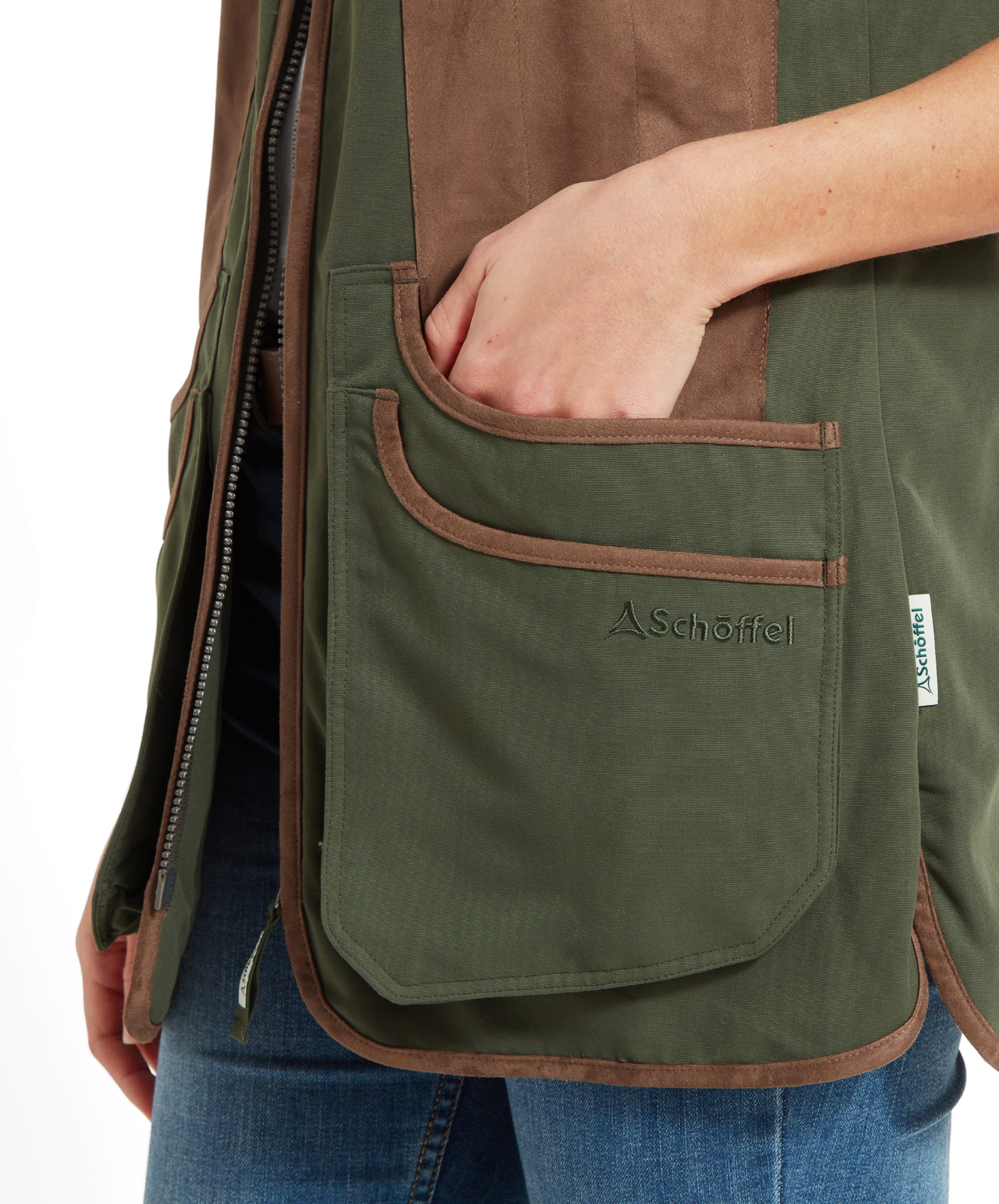 Edenham Clay Shooting Vest - Forest - Image 6