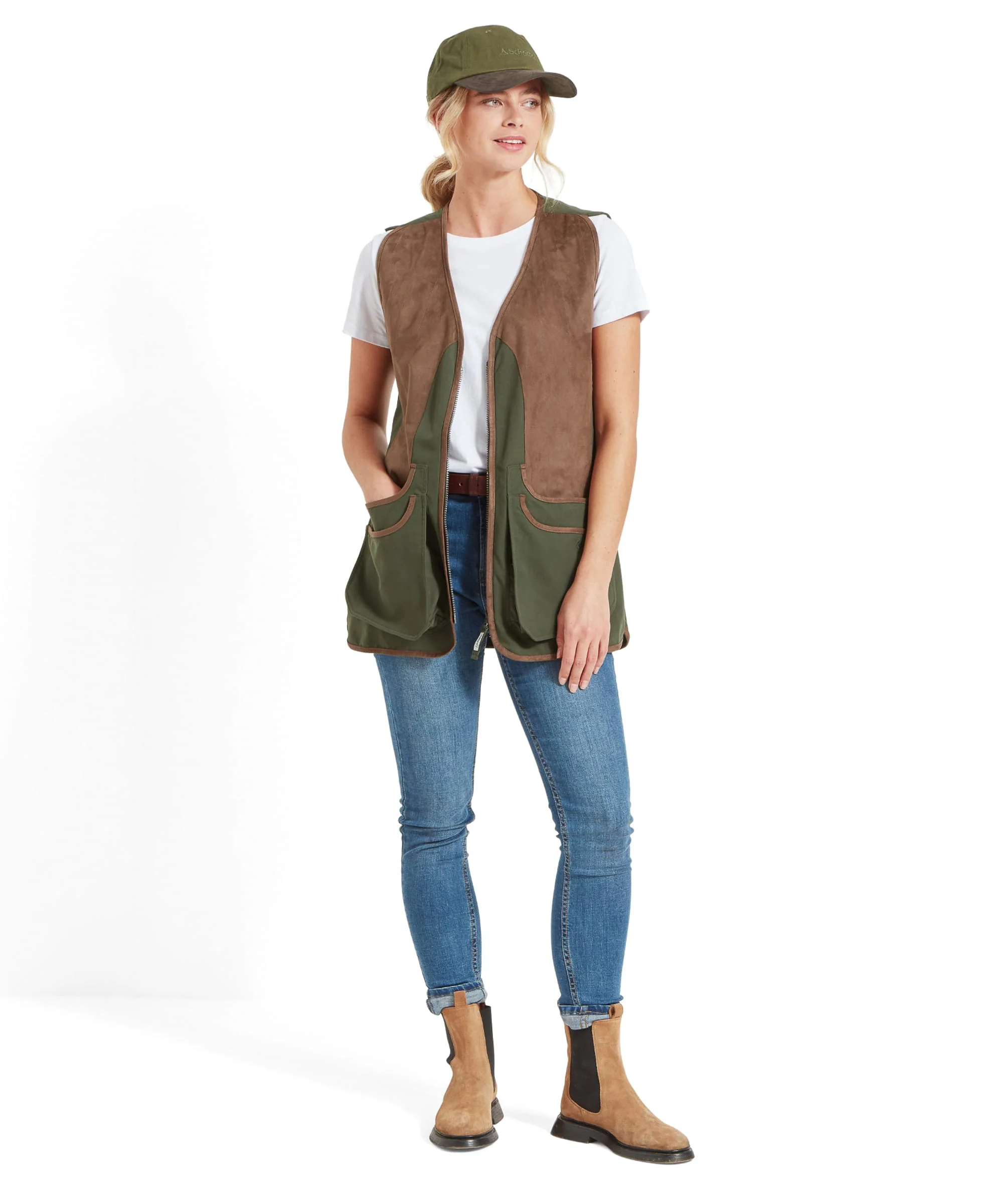 Edenham Clay Shooting Vest - Forest - Image 8