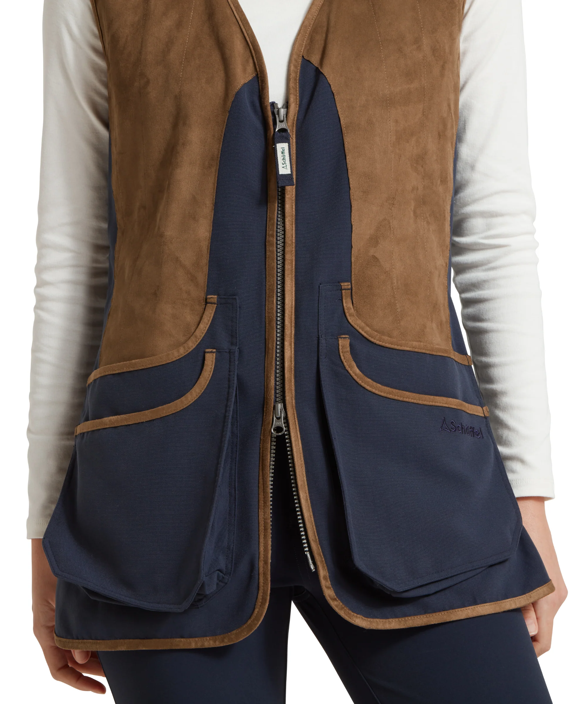 Edenham Clay Shooting Vest - True Navy - Image 8