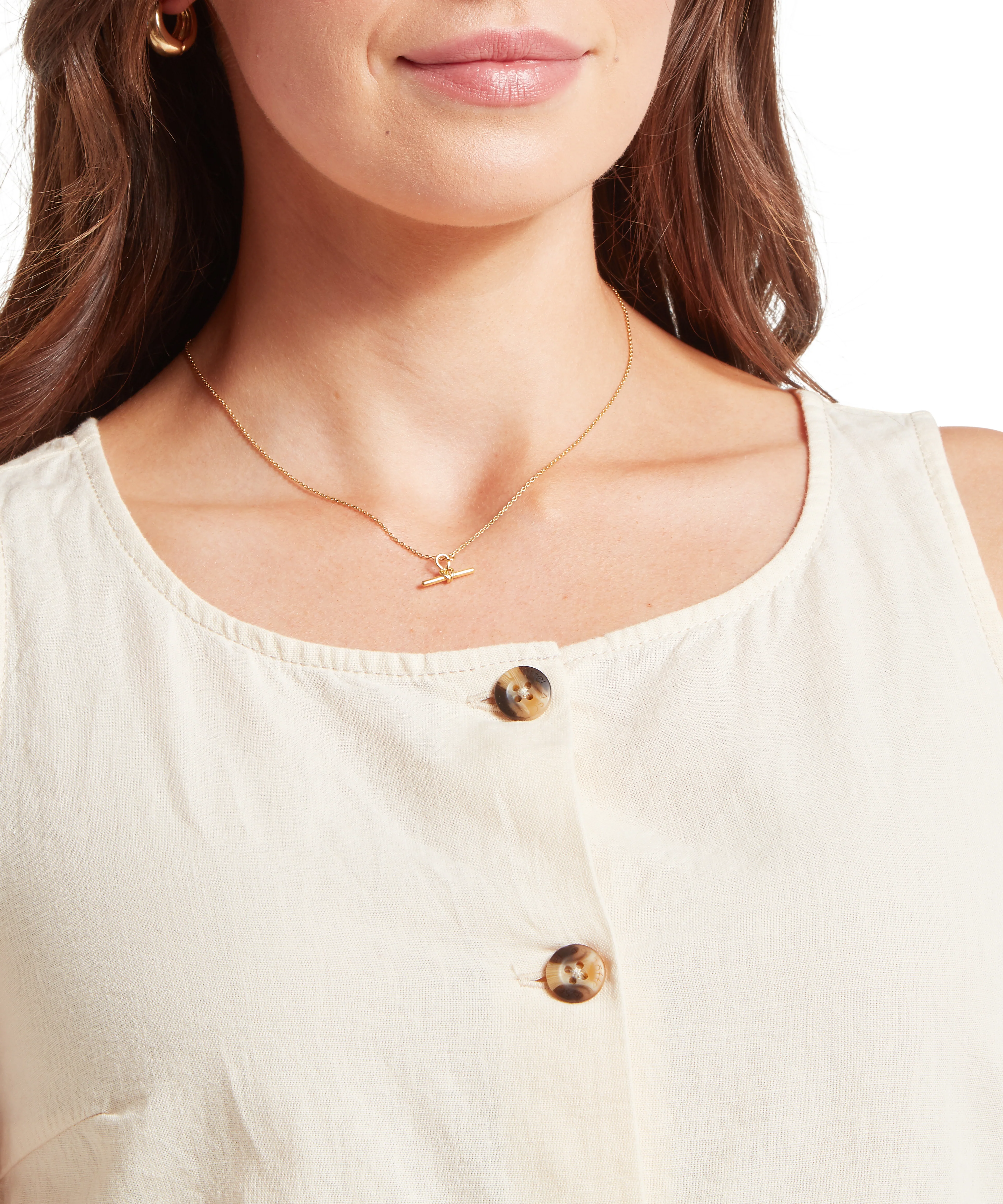 Elsworth Linen Top - Oat - Image 6