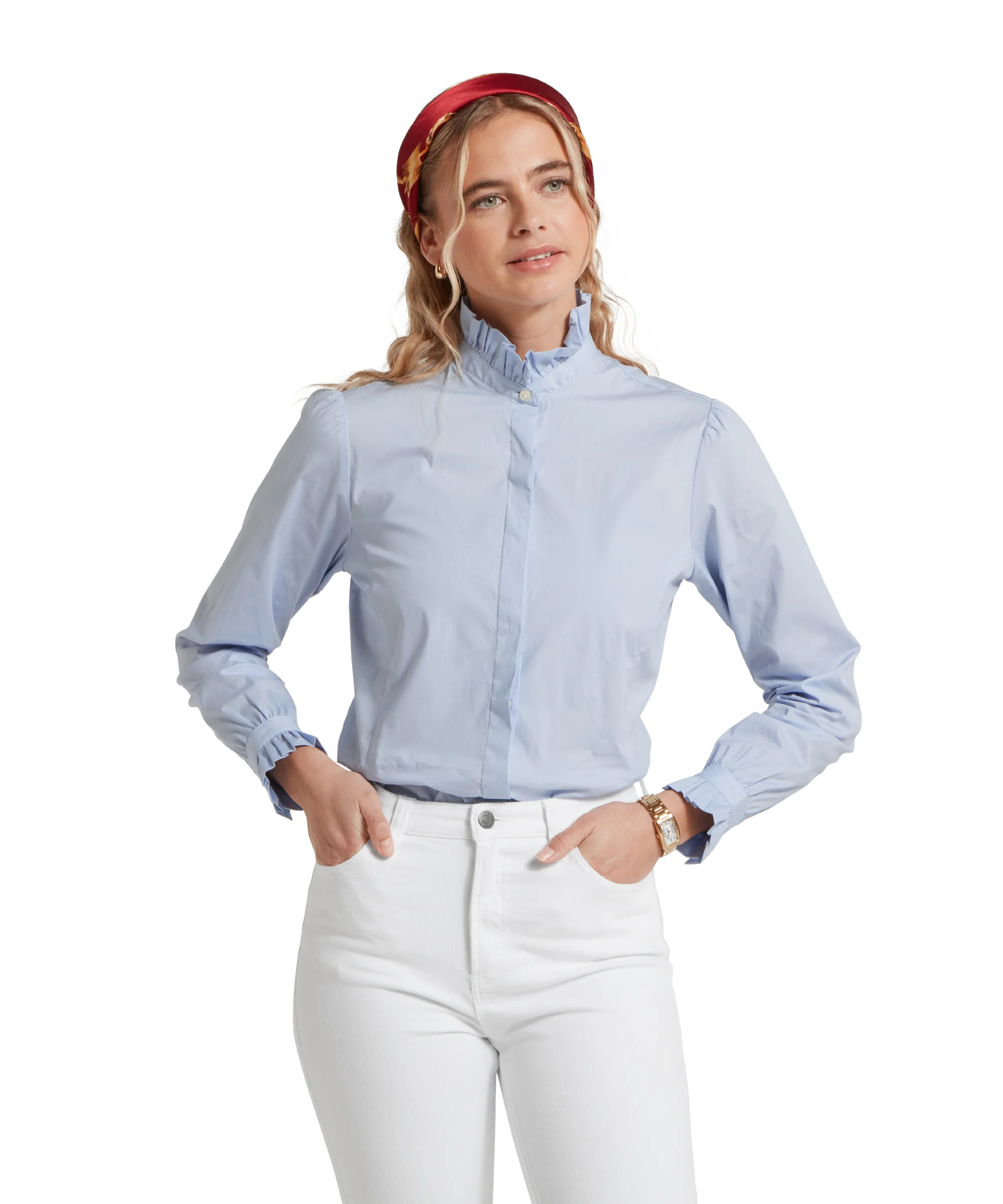 Fakenham Shirt - Pale Blue - Image 2