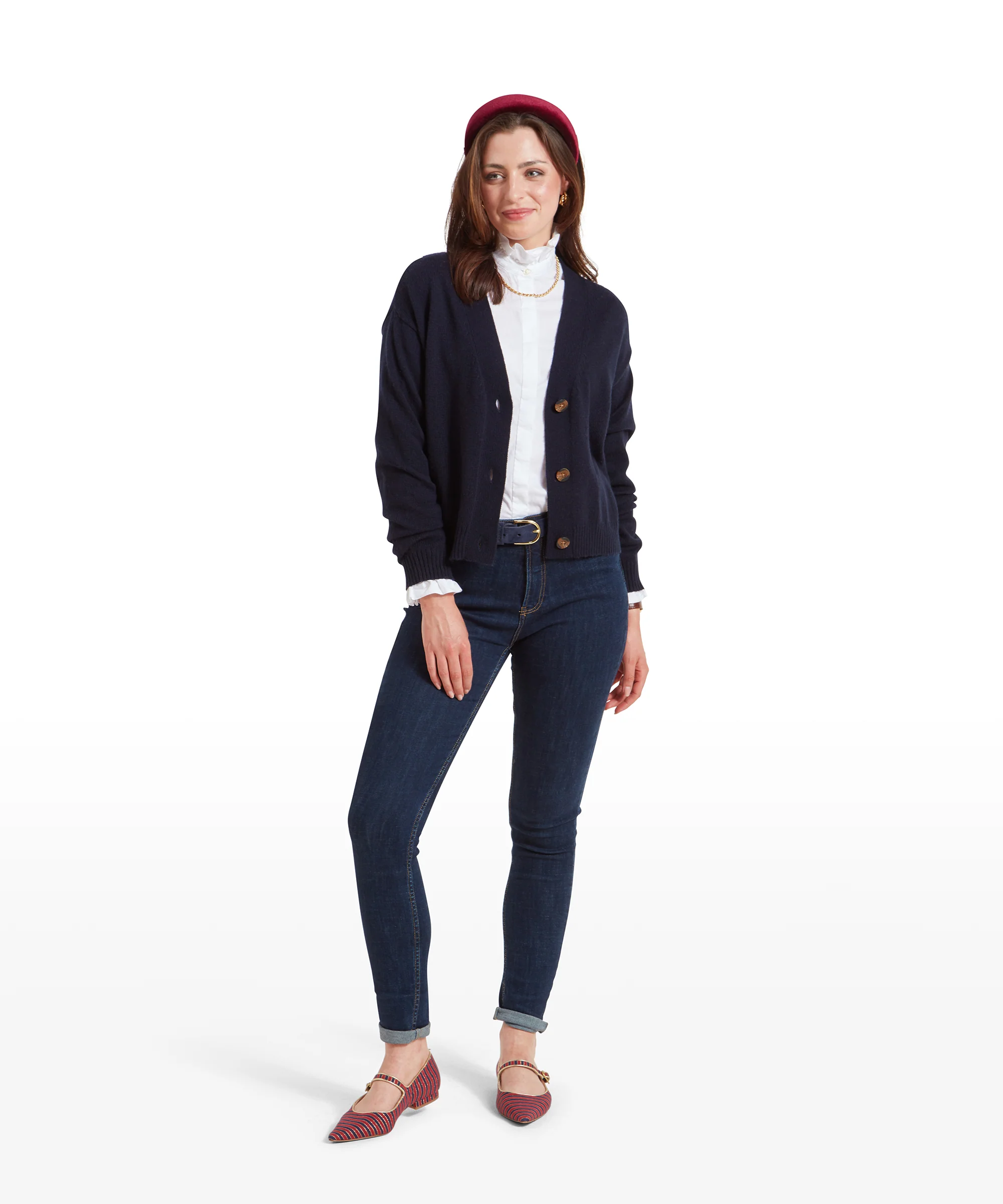 Filey Cardigan - Navy - Image 4