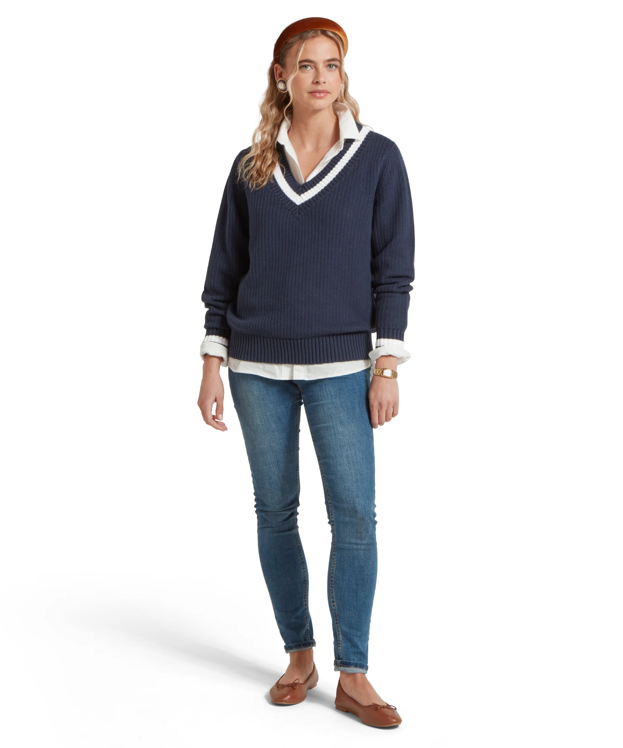 Hambledon Jumper - Navy - Image 3