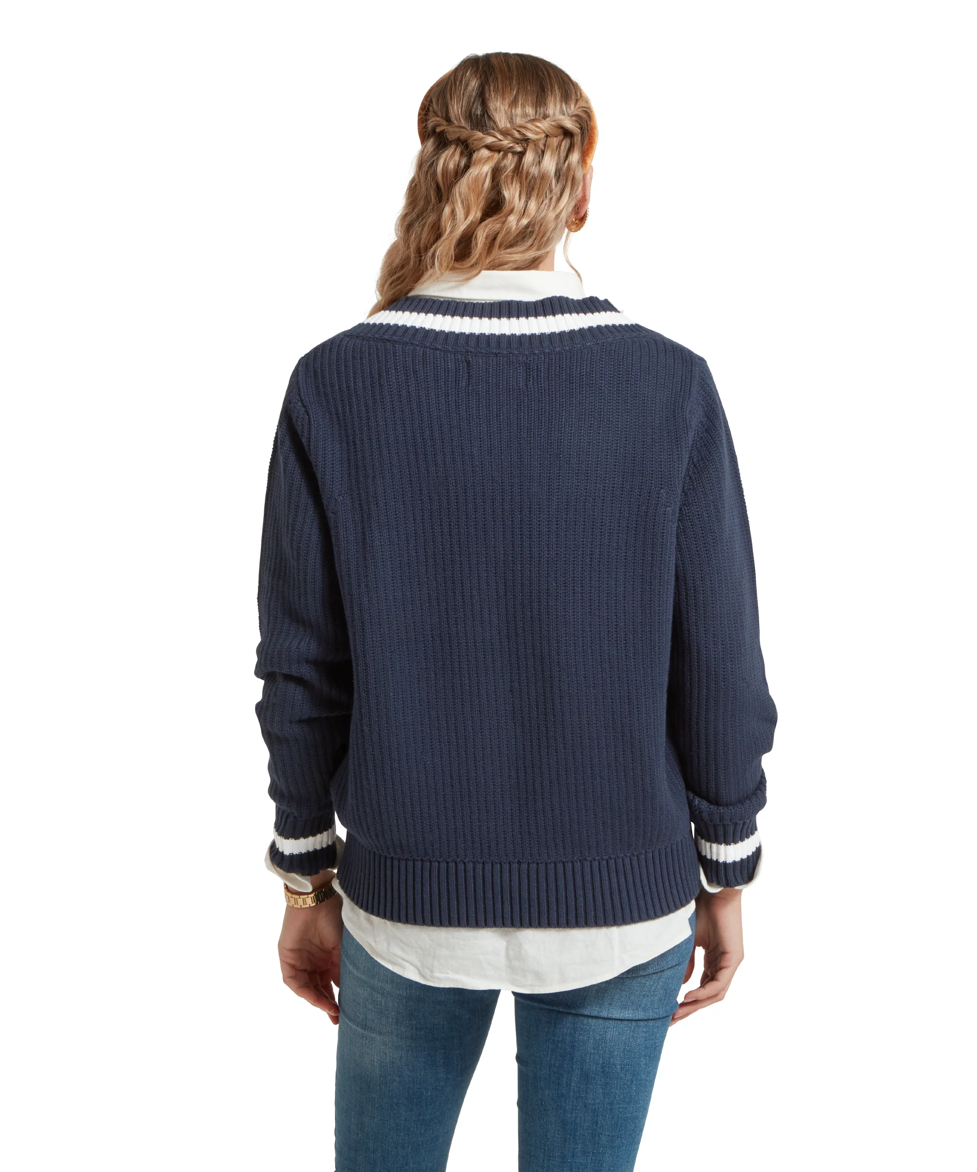 Hambledon Jumper - Navy - Image 5