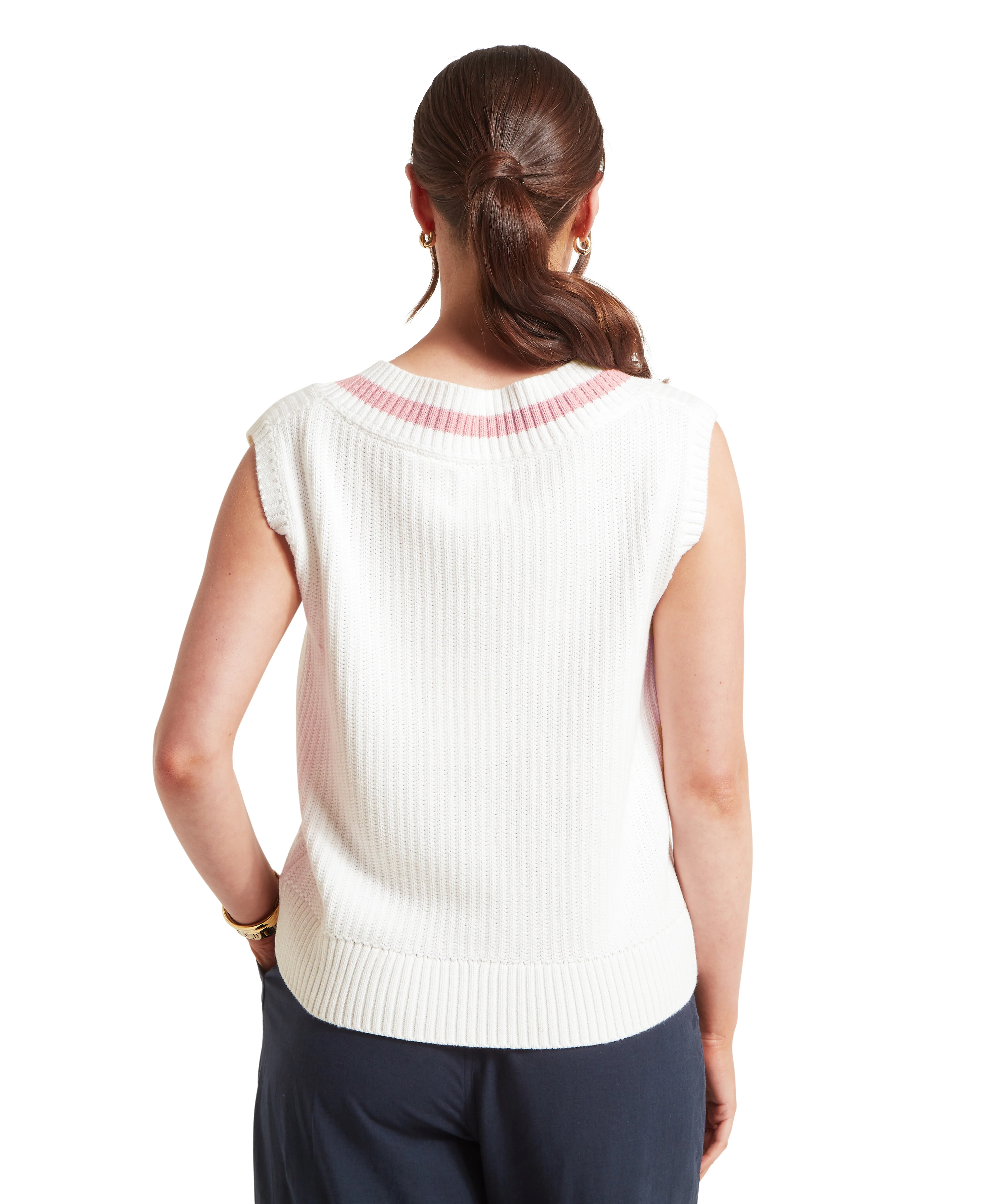 Hambledon Vest - Soft White/Blush - Image 4