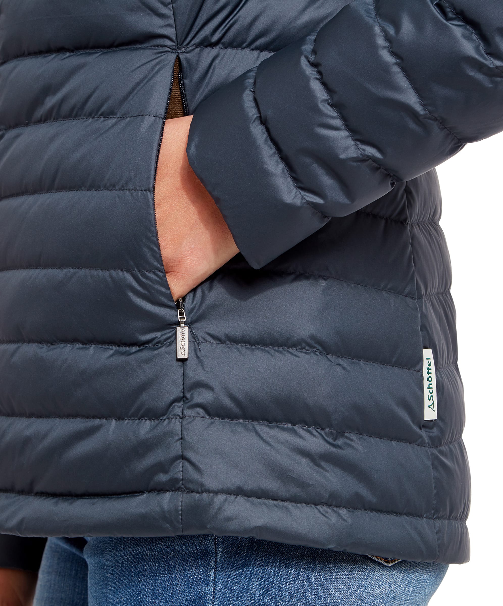 Hambleton Down Jacket - Petrol Blue - Image 6