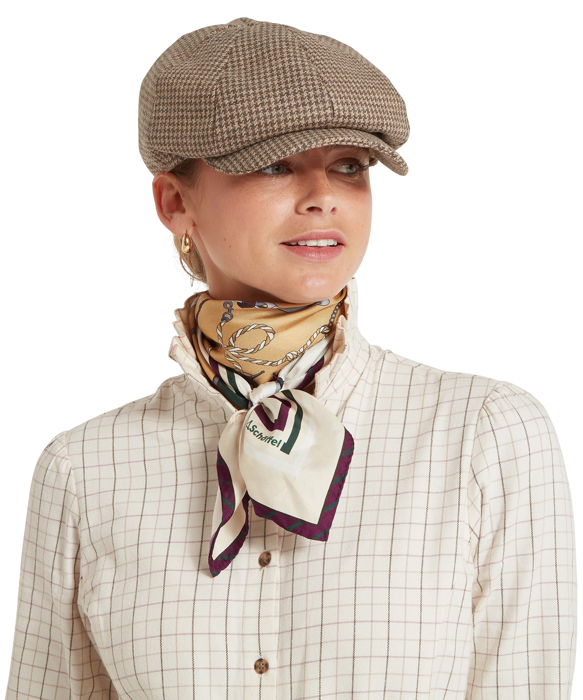 Hathersage Silk Scarf - Bridle Print - Image 6