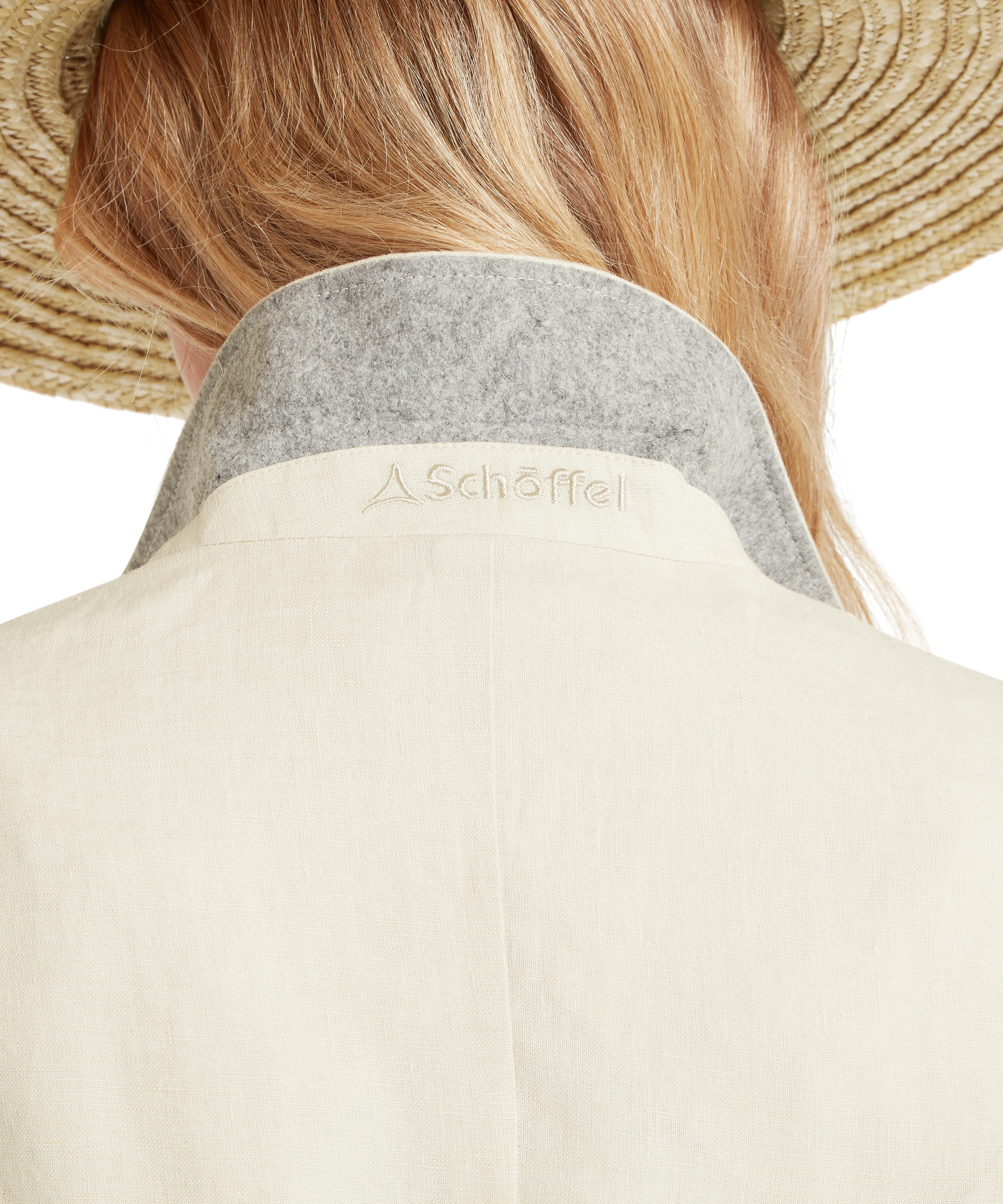 Henley Linen Blazer - Oat - Image 6