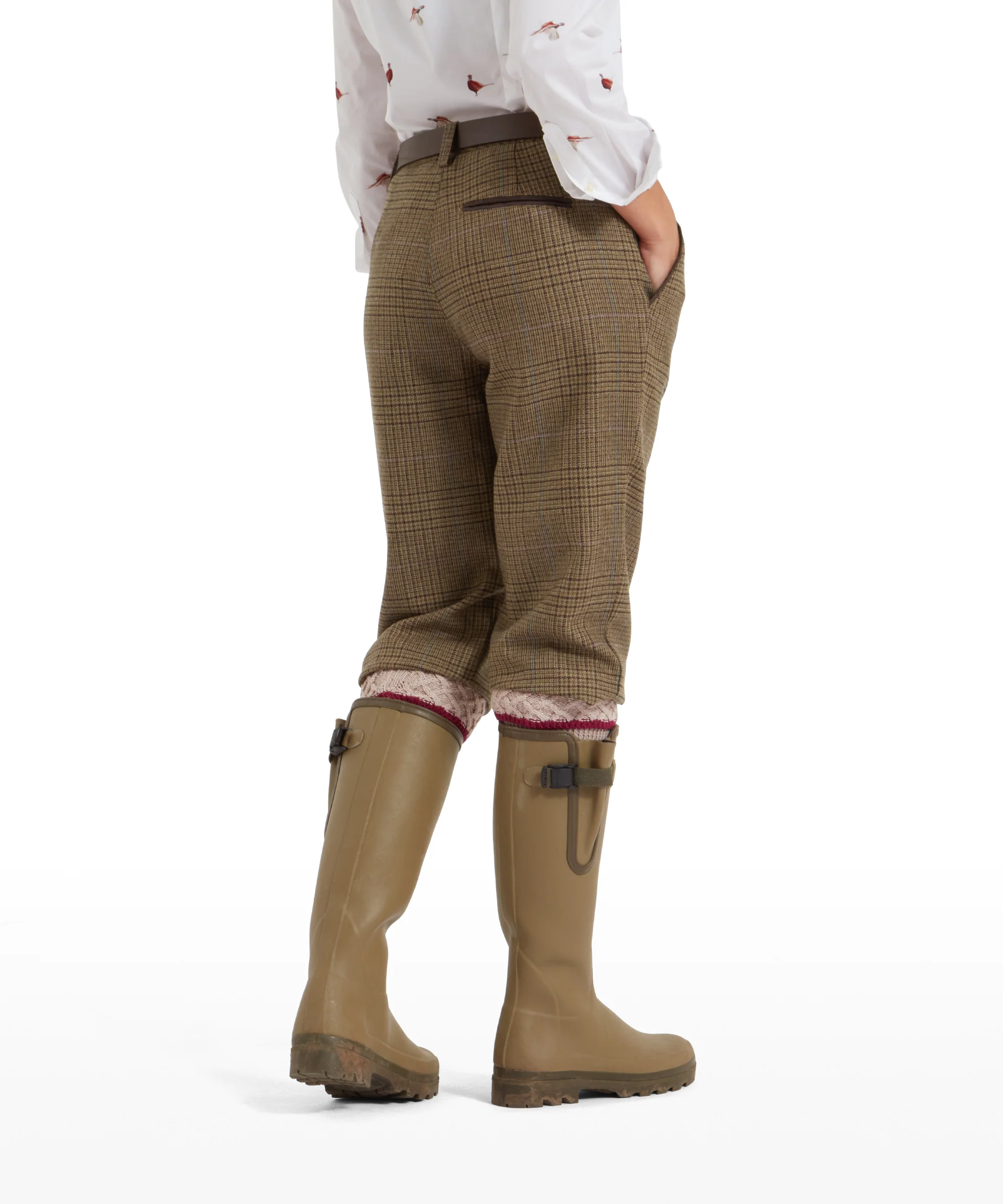 High Waisted Tweed Breeks - Teviot Tweed - Image 5