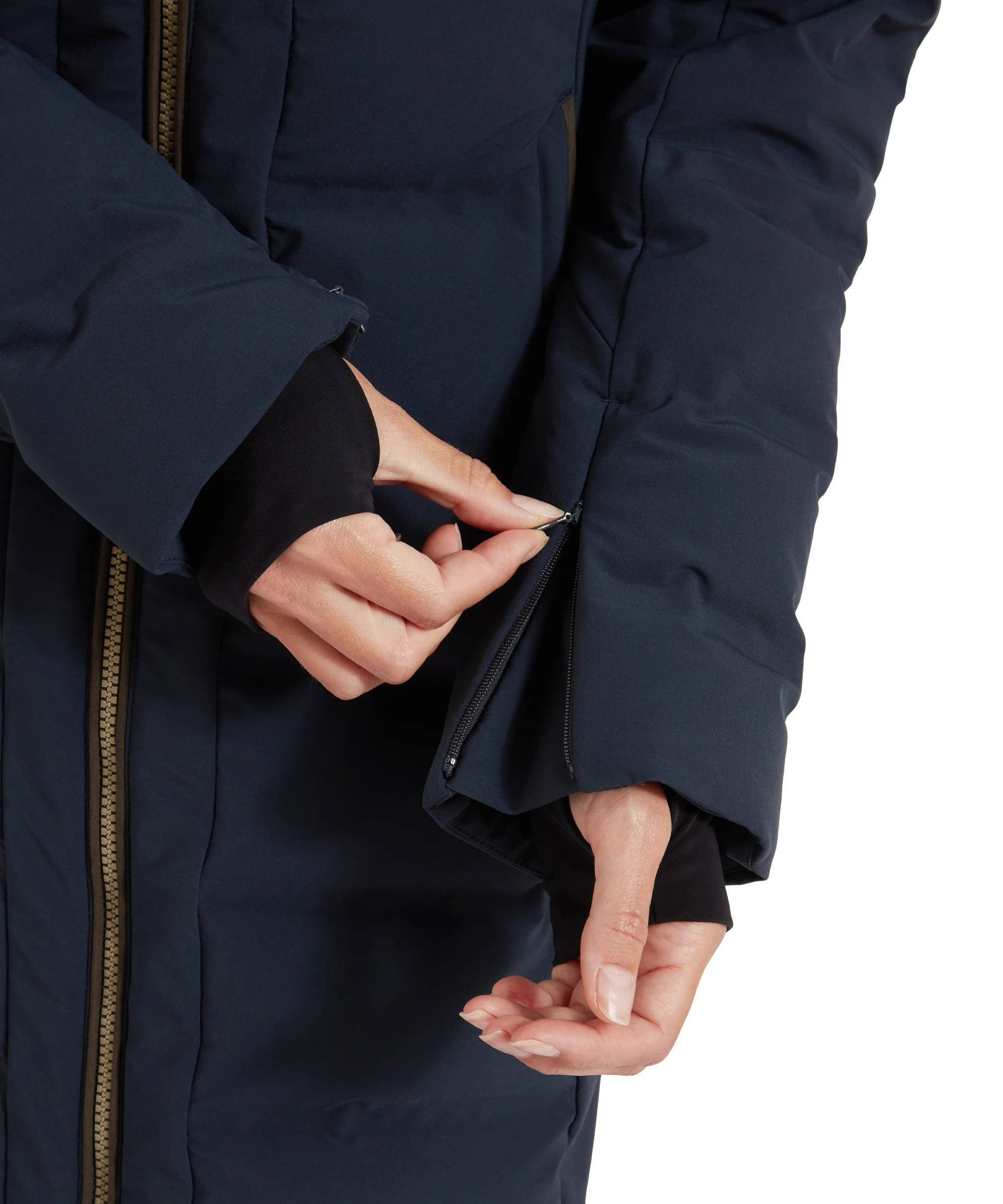 Hurlingham Waterproof Down Coat - Carbon Navy - Image 11