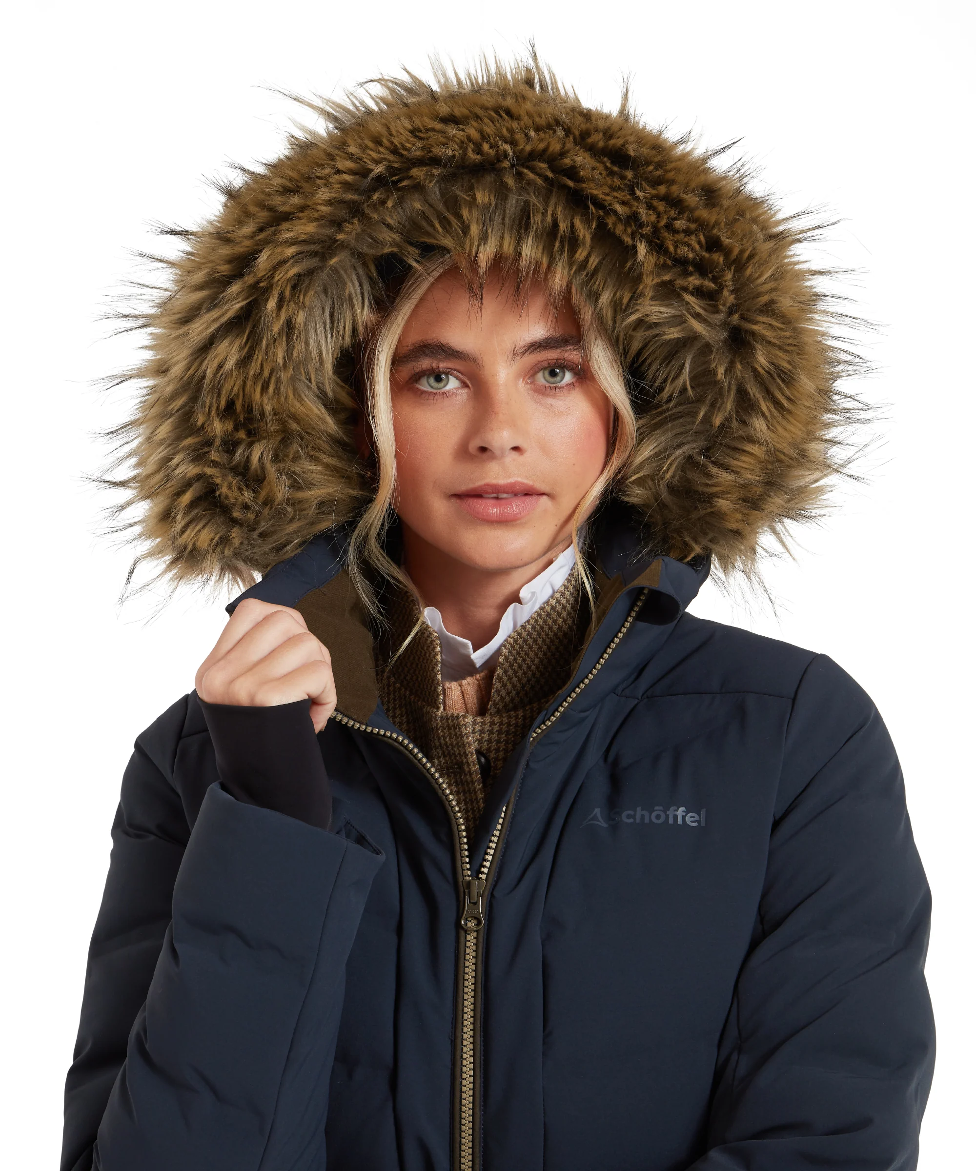 Hurlingham Waterproof Down Coat - Carbon Navy - Image 8