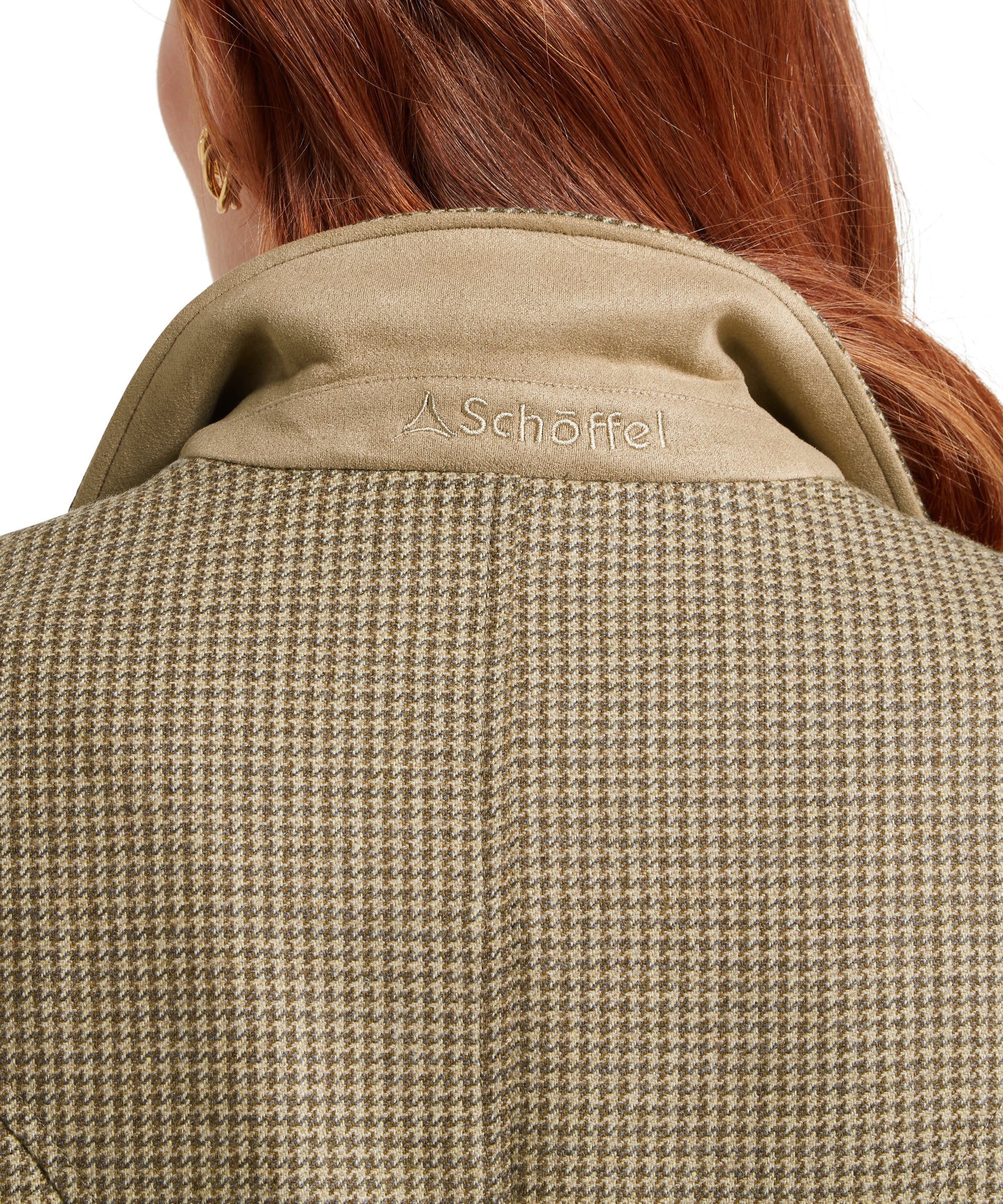 Isla Tweed Blazer - Houndstooth Tweed - Image 8
