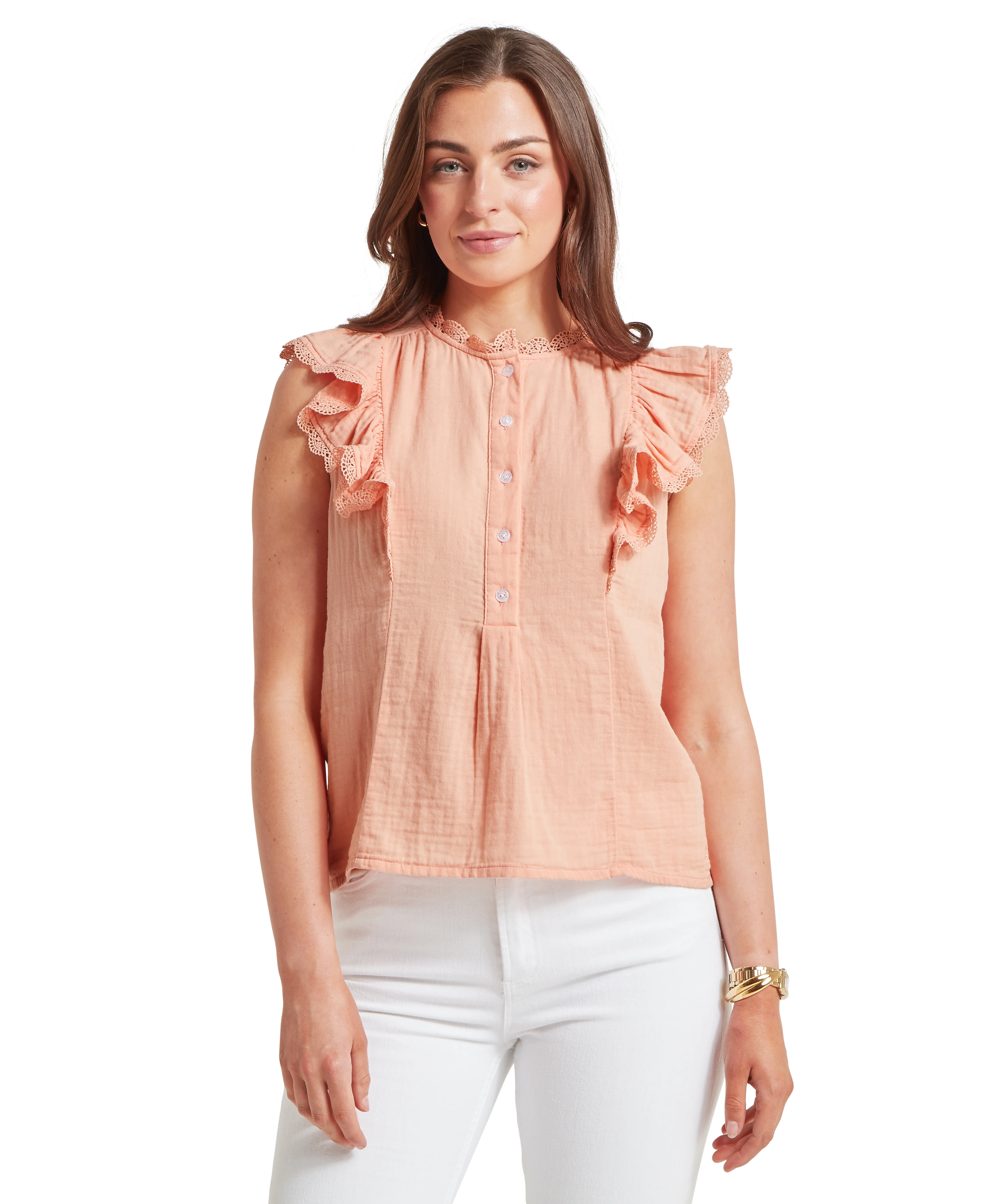 Jasmine Blouse - Coral Peach - Image 2