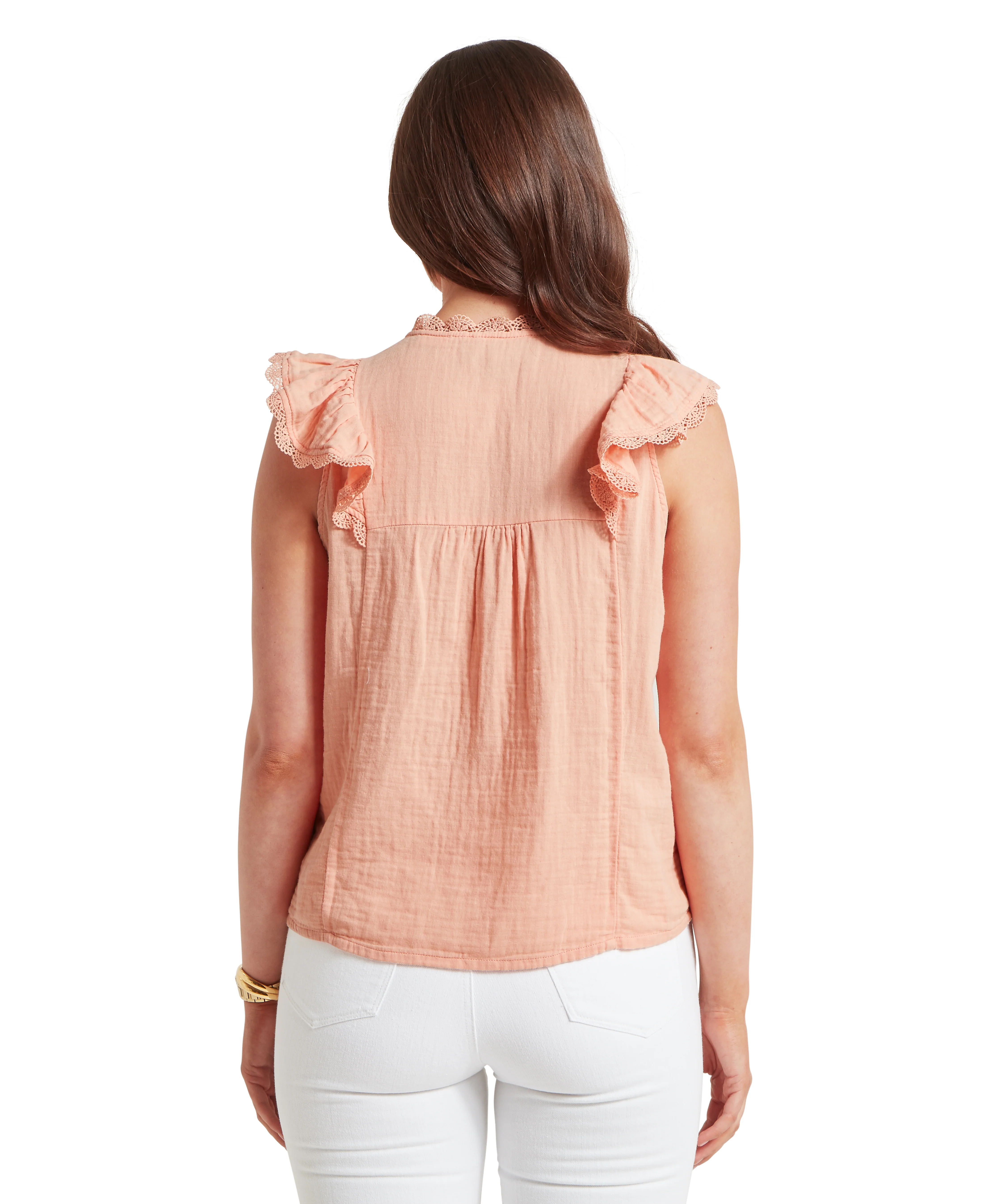 Jasmine Blouse - Coral Peach - Image 5