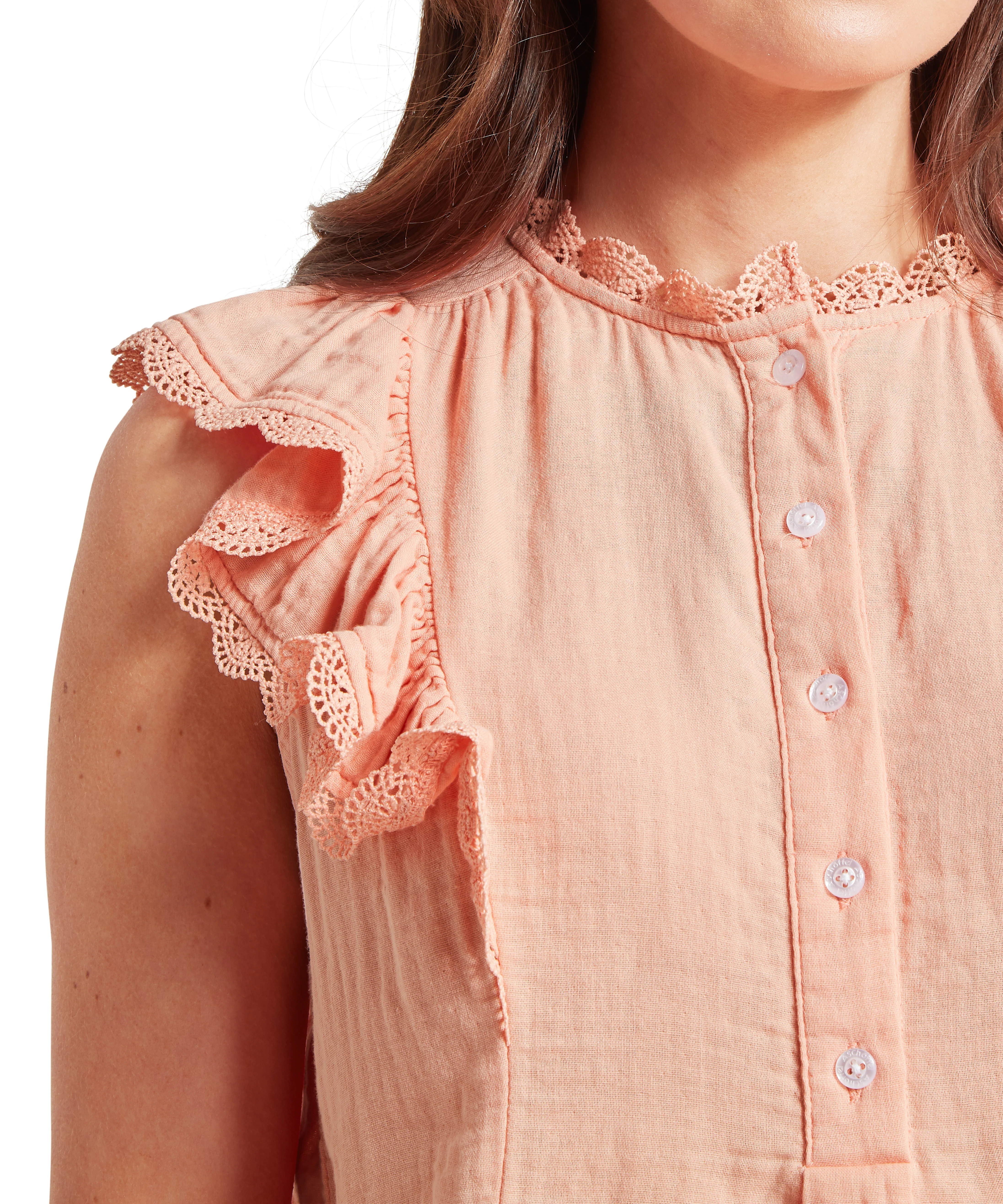 Jasmine Blouse - Coral Peach - Image 6