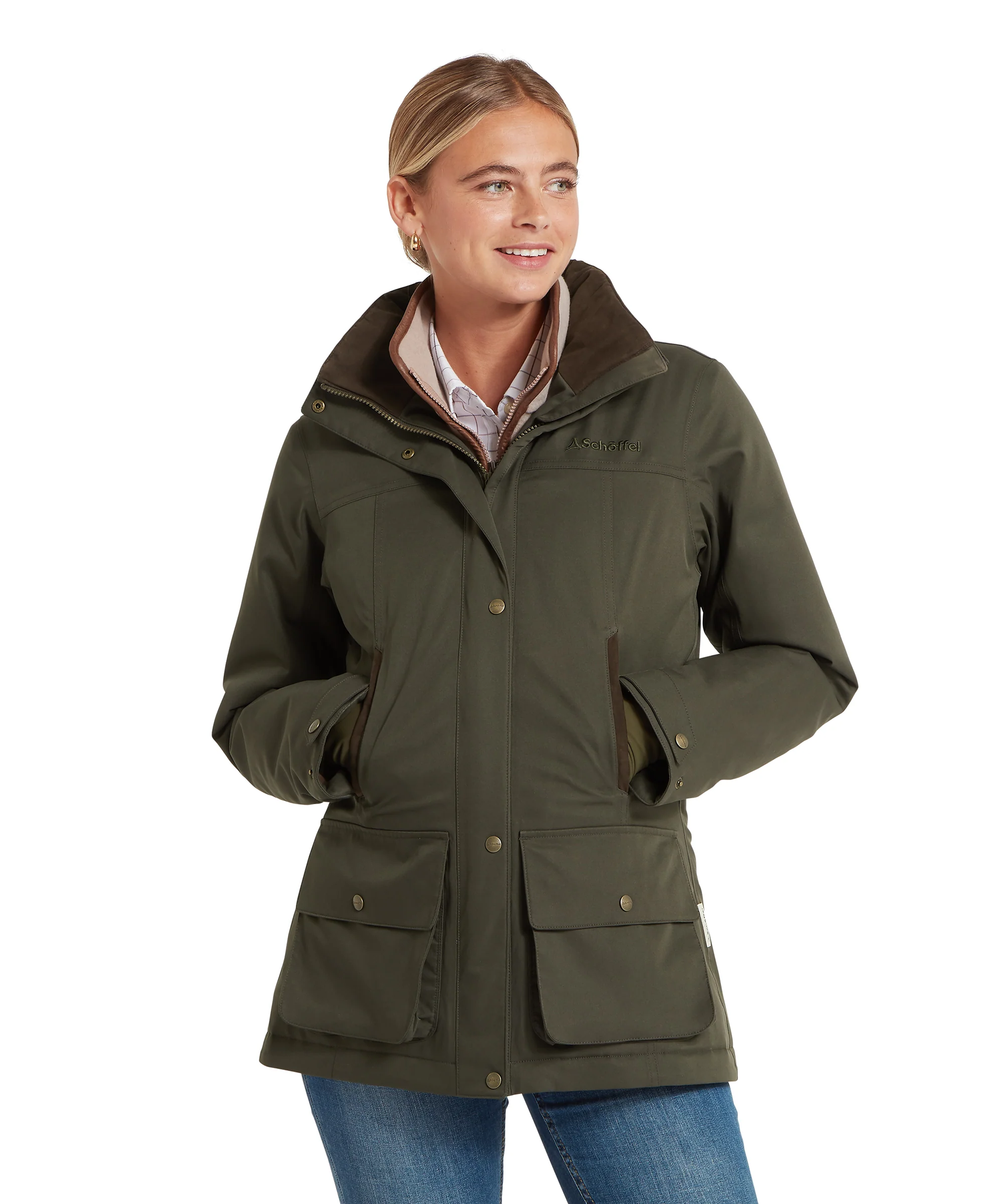 Langton Country Coat - Dark Woodland - Image 3