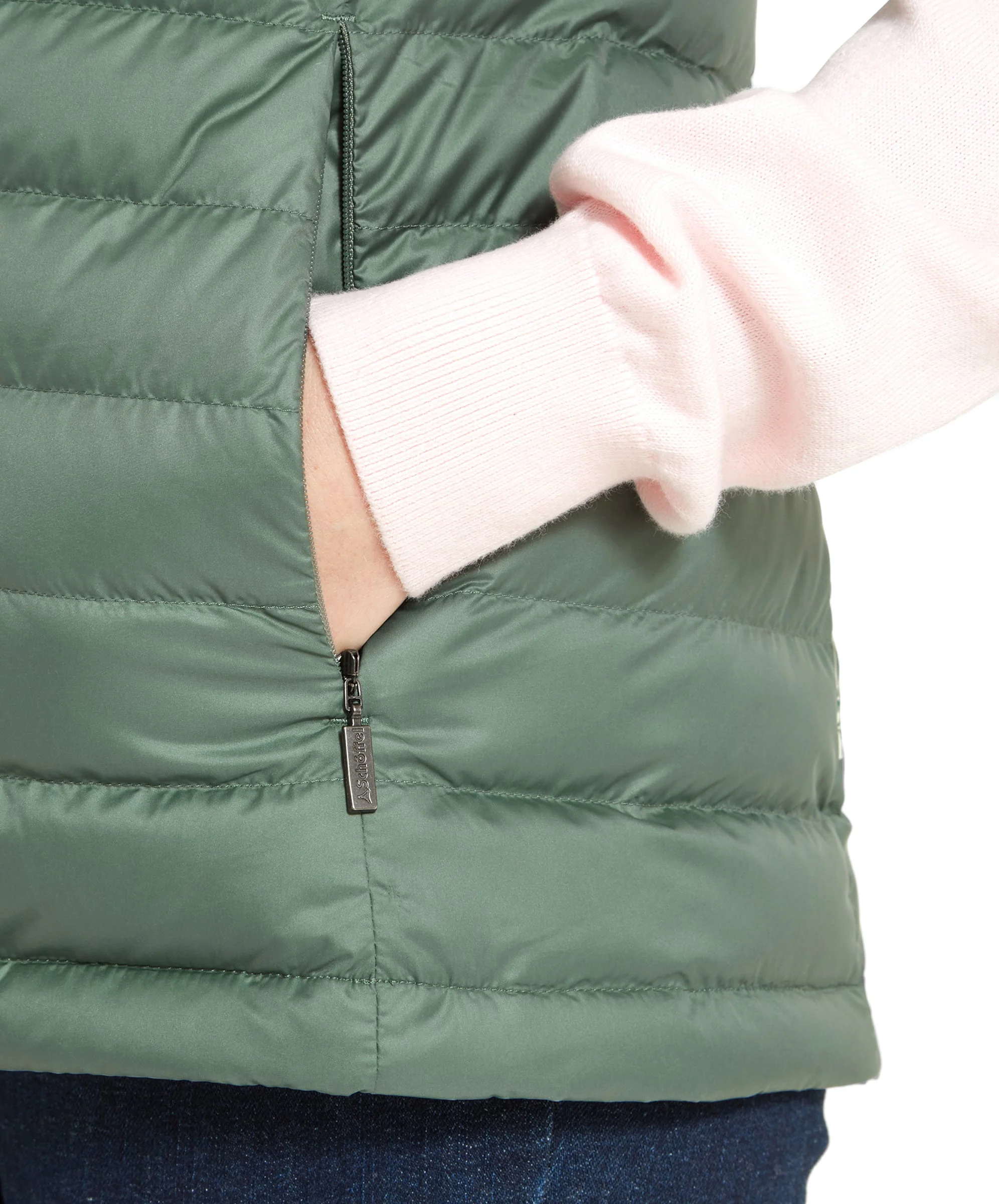 Launde Down Gilet - Laurel - Image 6