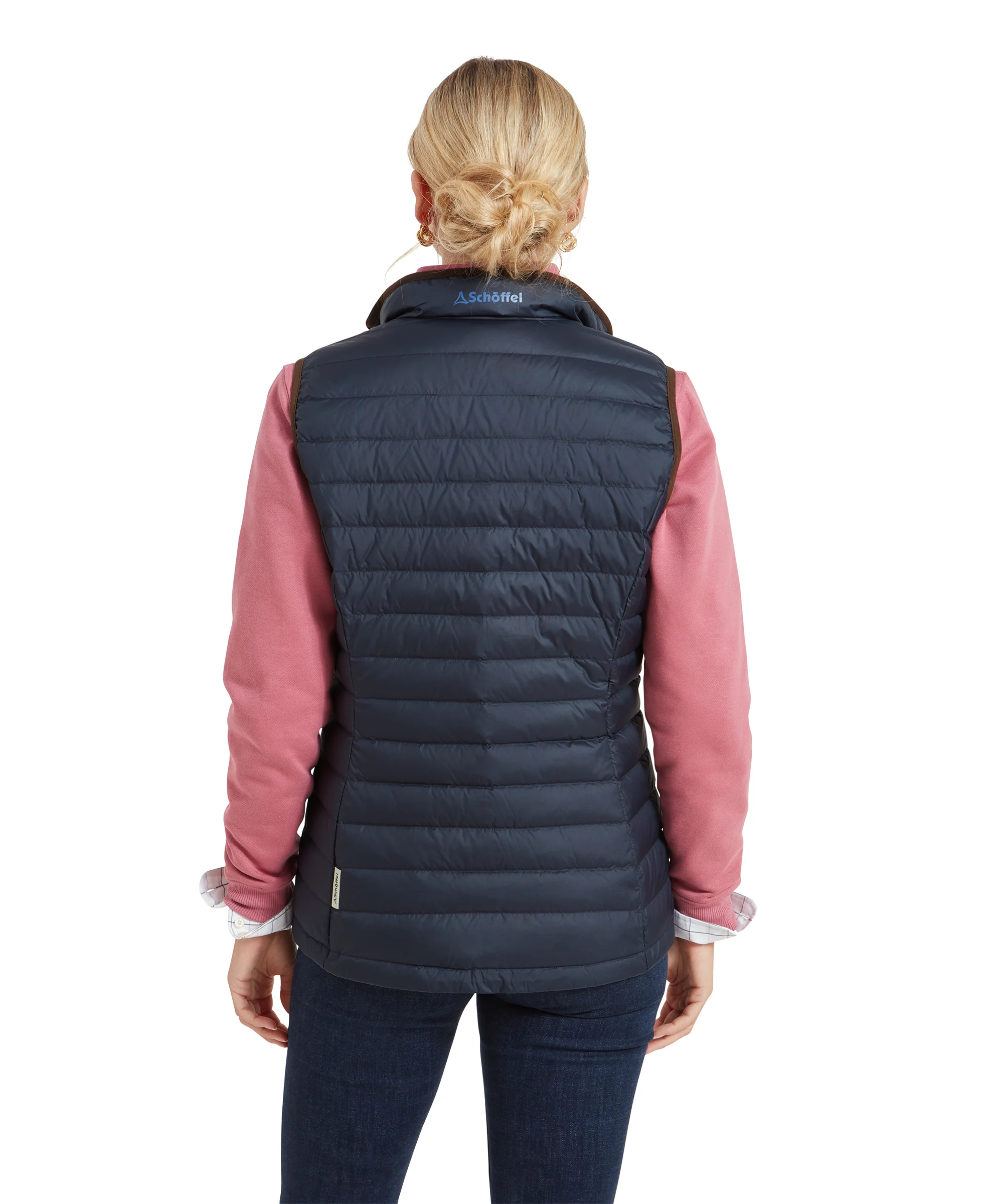 Launde Down Gilet - Petrol Blue - Image 5
