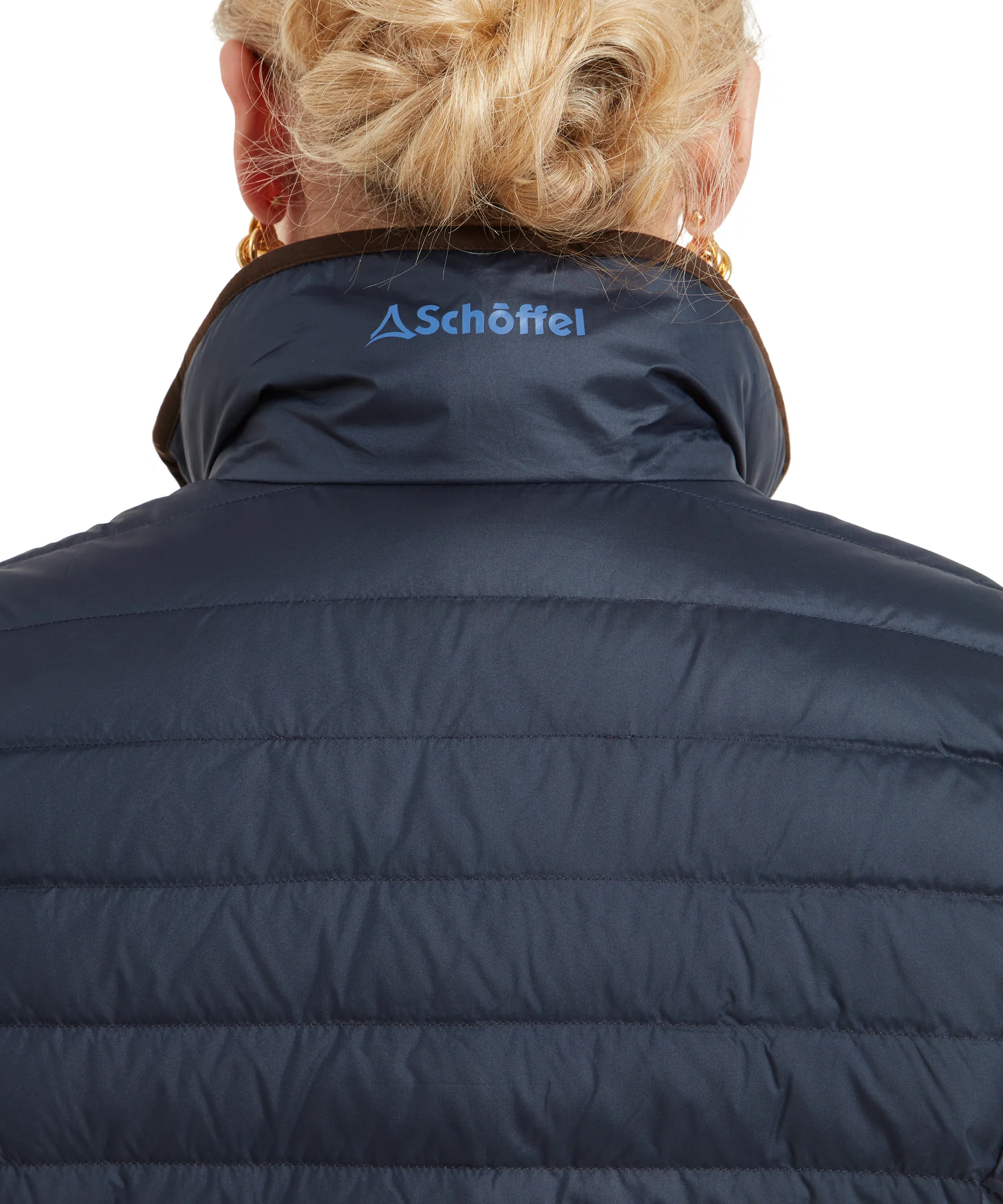 Launde Down Gilet - Petrol Blue - Image 7