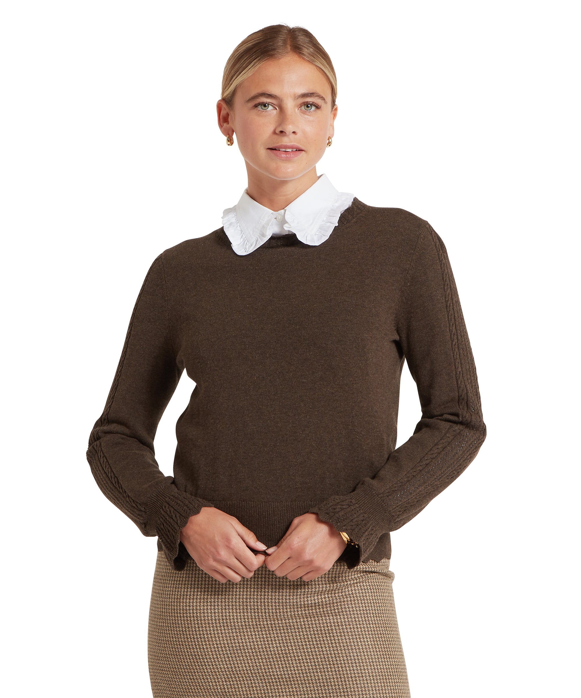 Leyburn Jumper - Chocolate - Image 3
