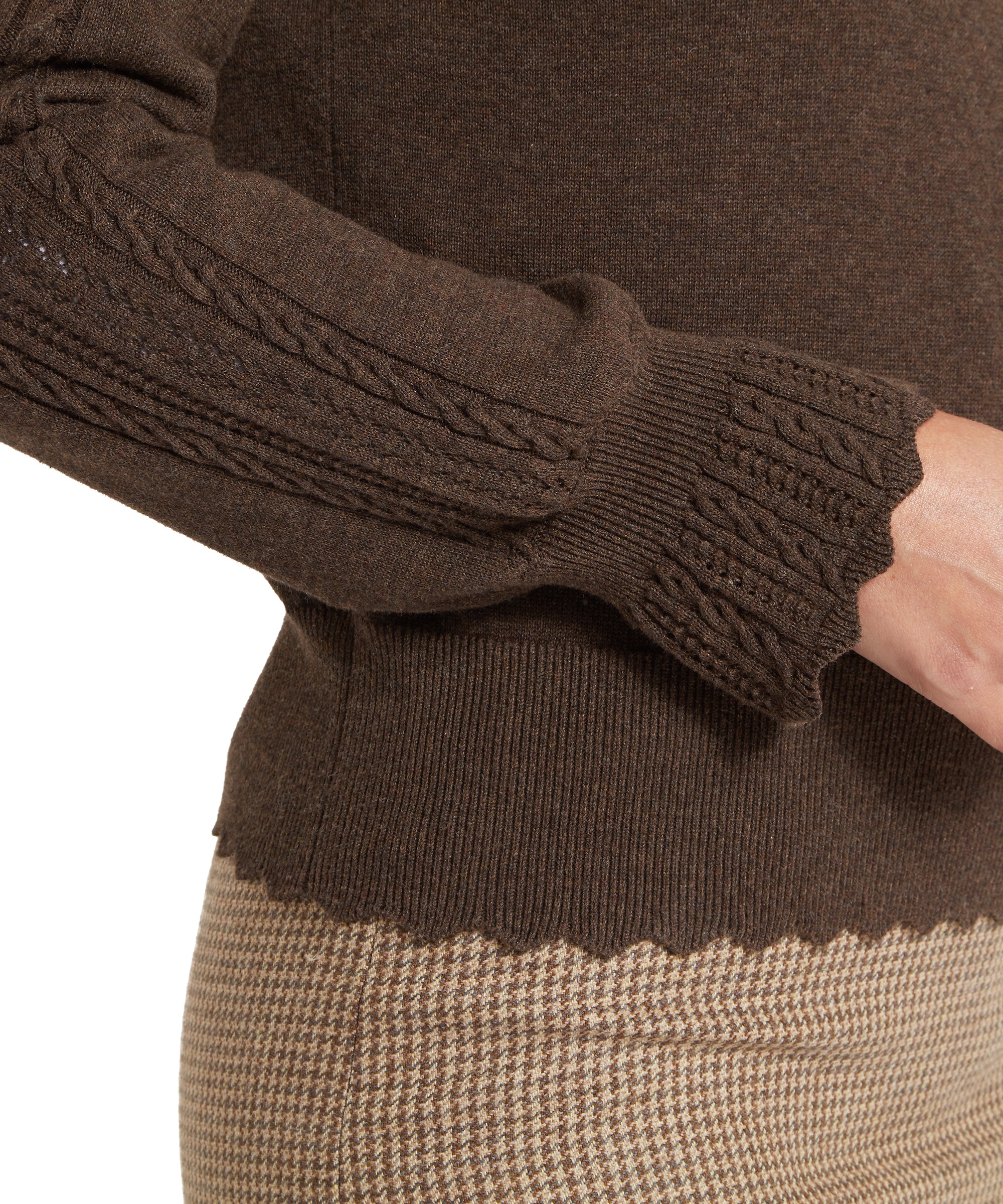 Leyburn Jumper - Chocolate - Image 7