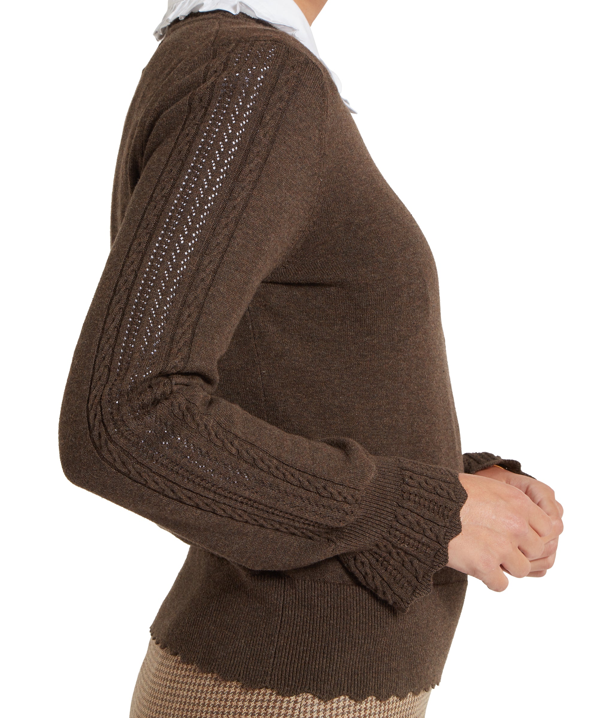 Leyburn Jumper - Chocolate - Image 8
