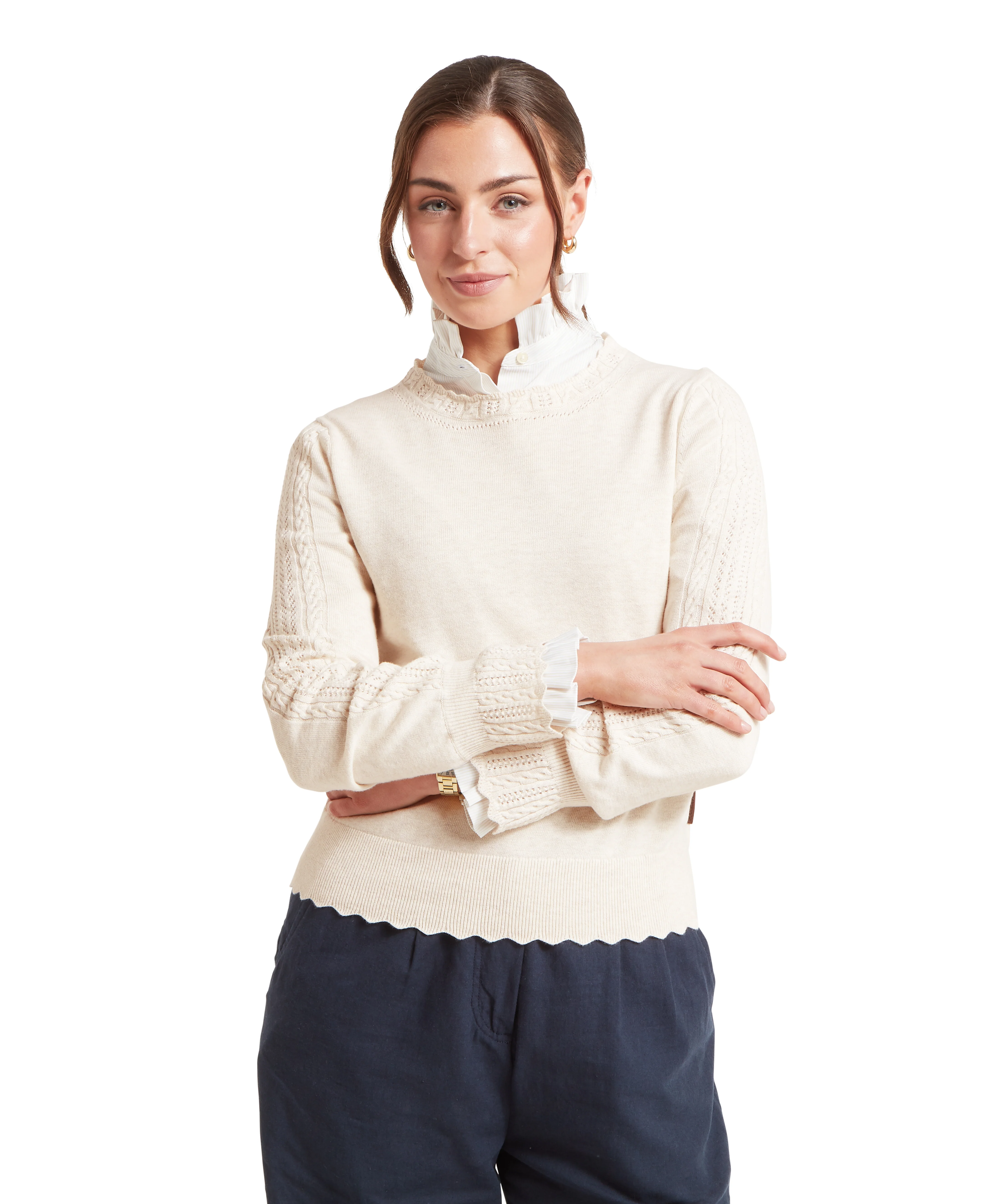 Leyburn Jumper - Dove - Image 2