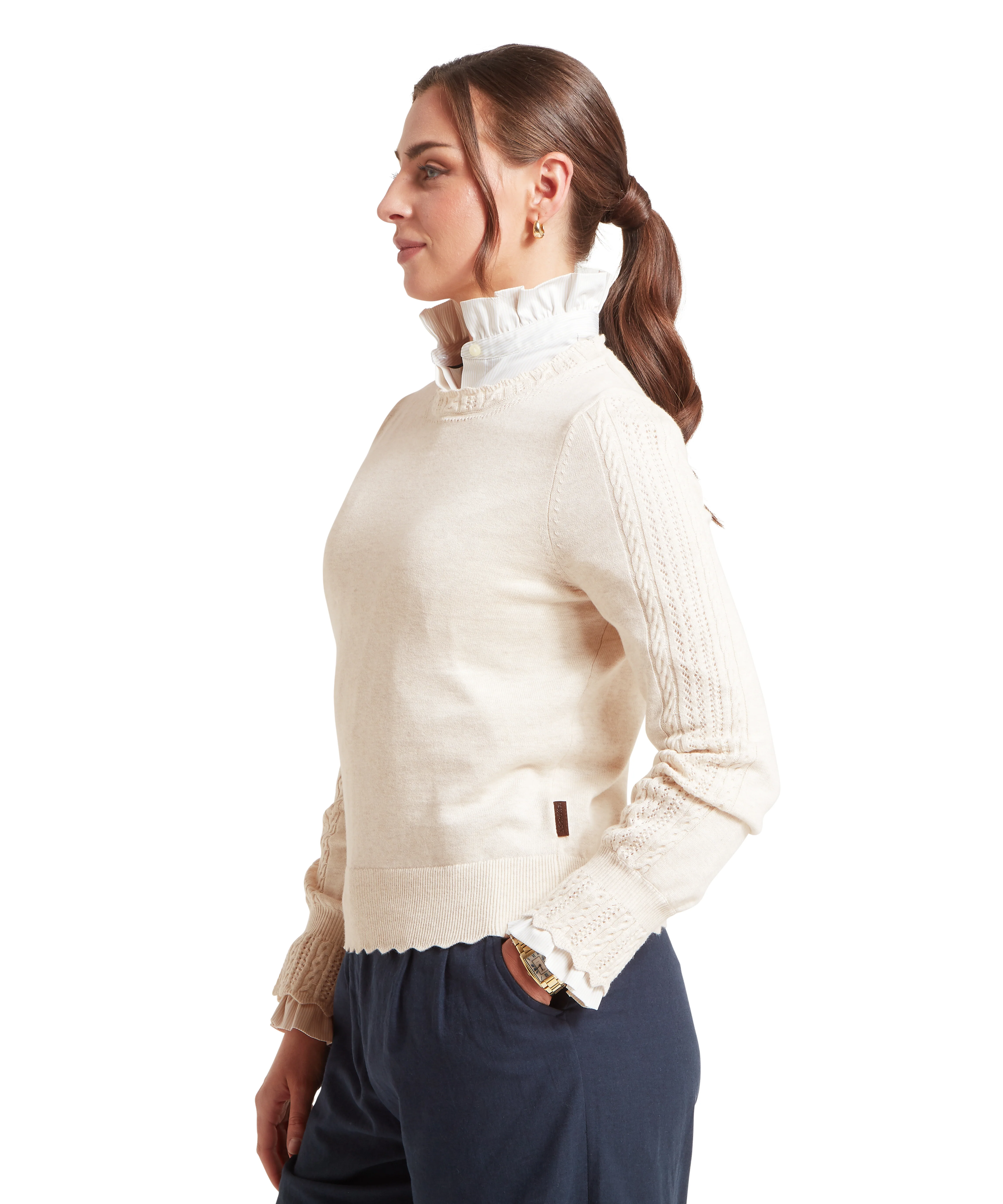 Leyburn Jumper - Dove - Image 4