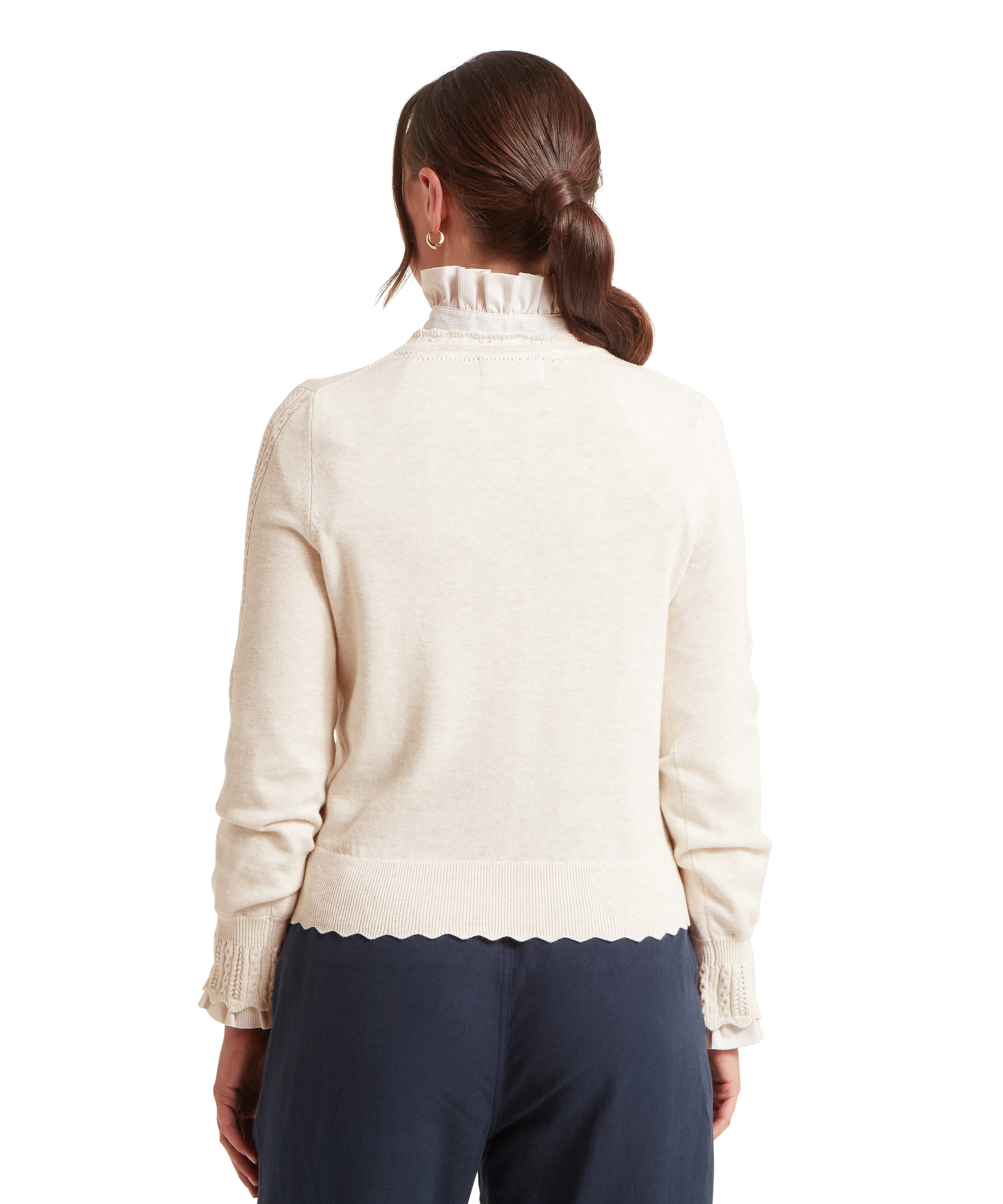 Leyburn Jumper - Dove - Image 5