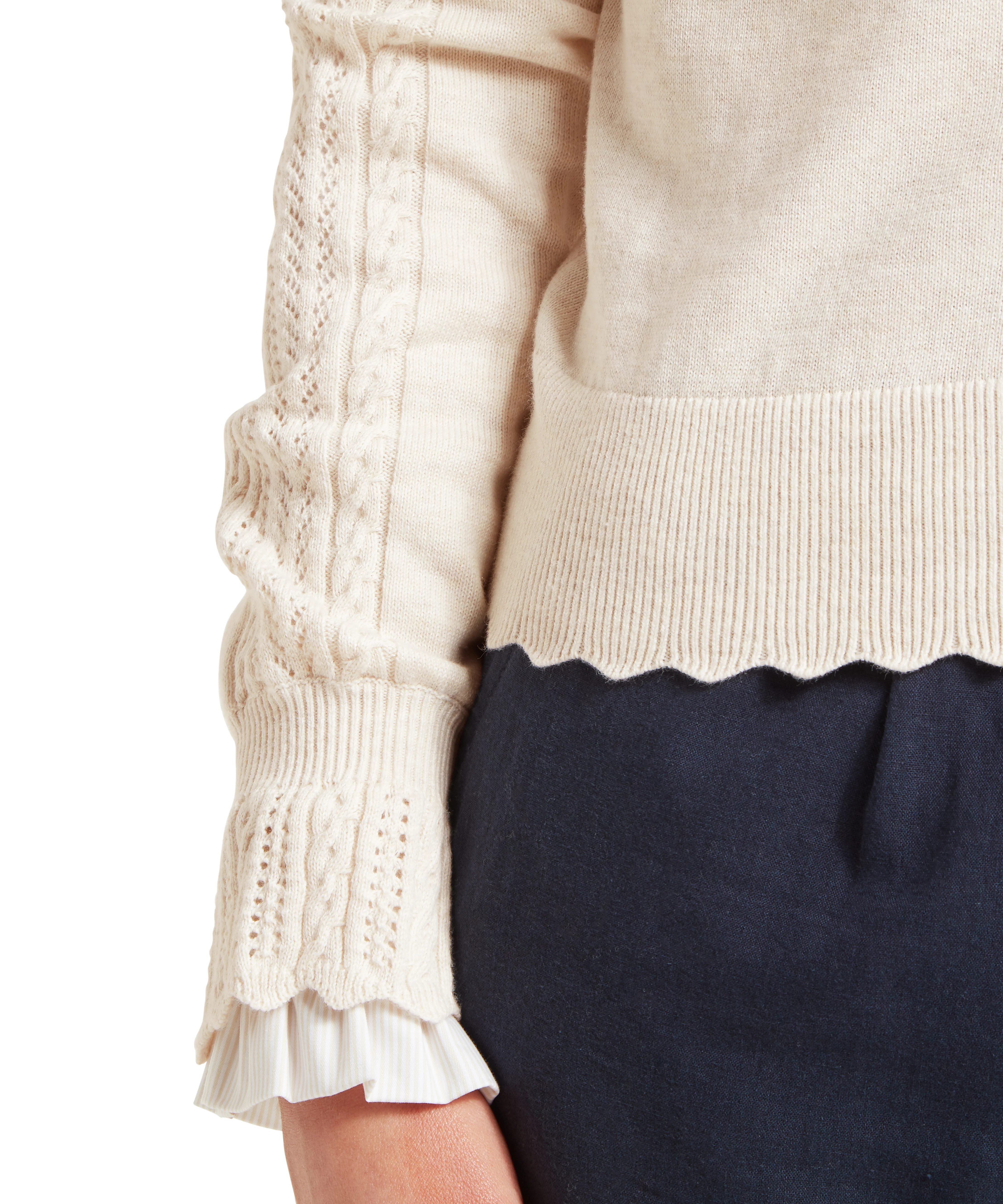 Leyburn Jumper - Dove - Image 8