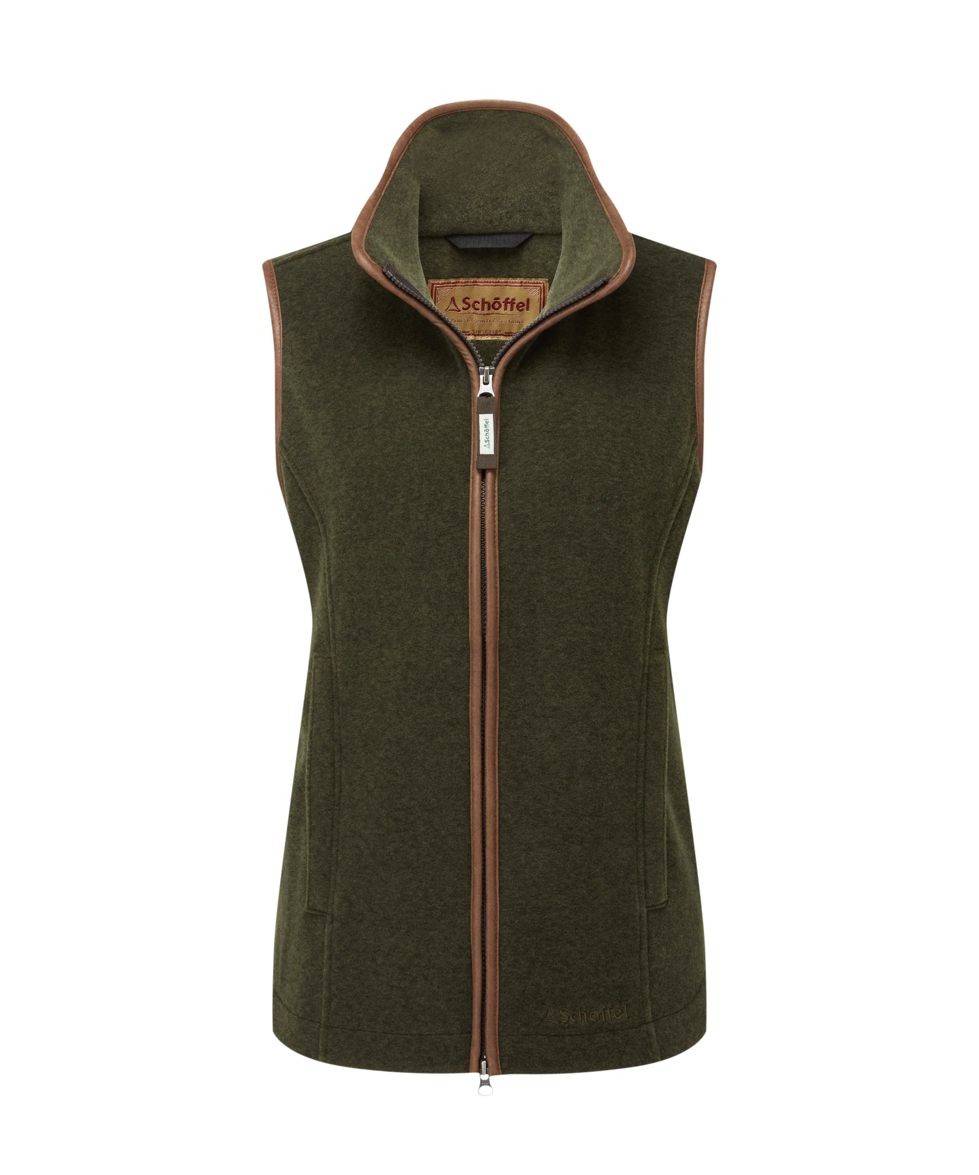 Lyndon Fleece Gilet - Dark Olive