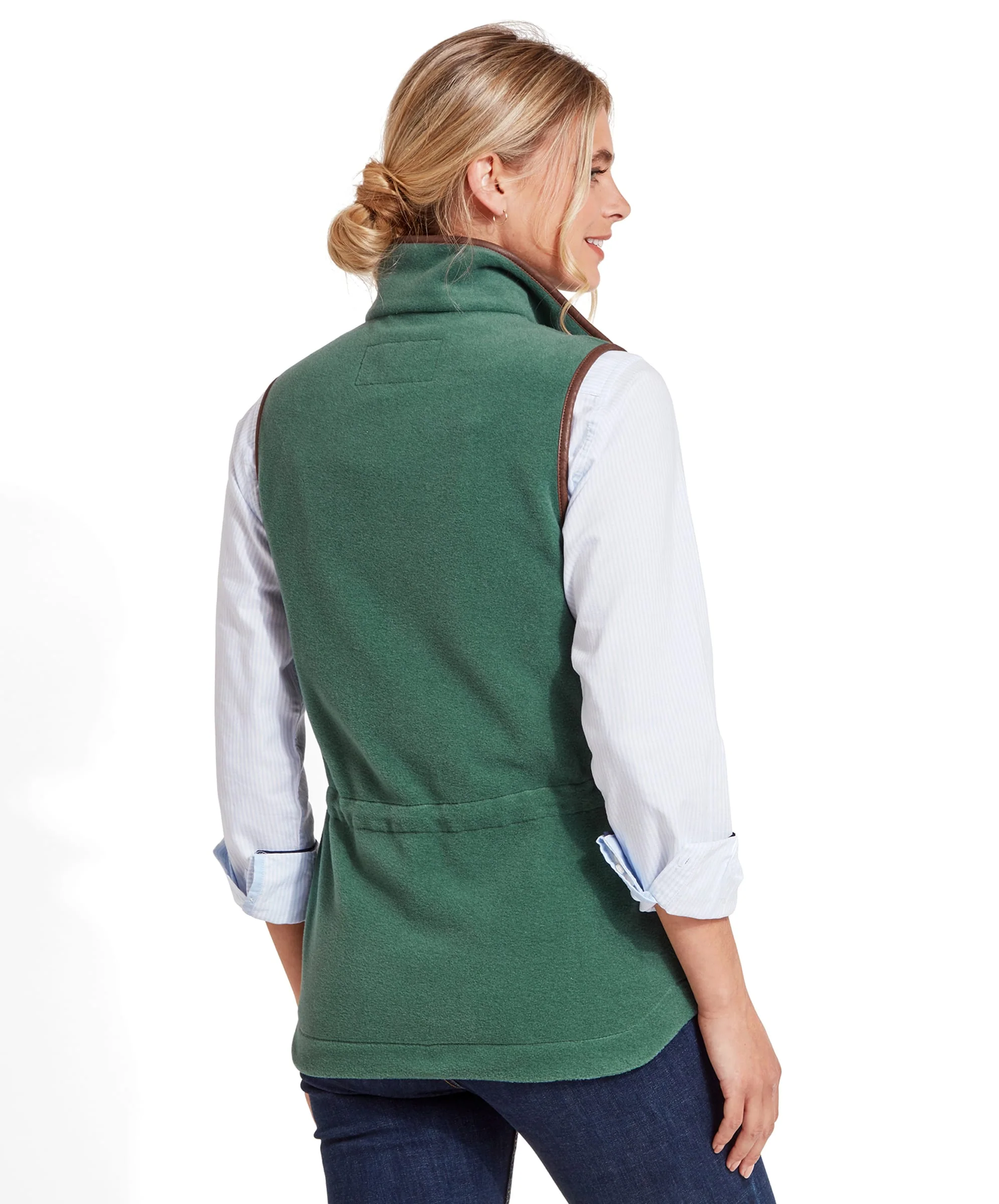 Lyndon Fleece Gilet - Duck Egg - Image 4