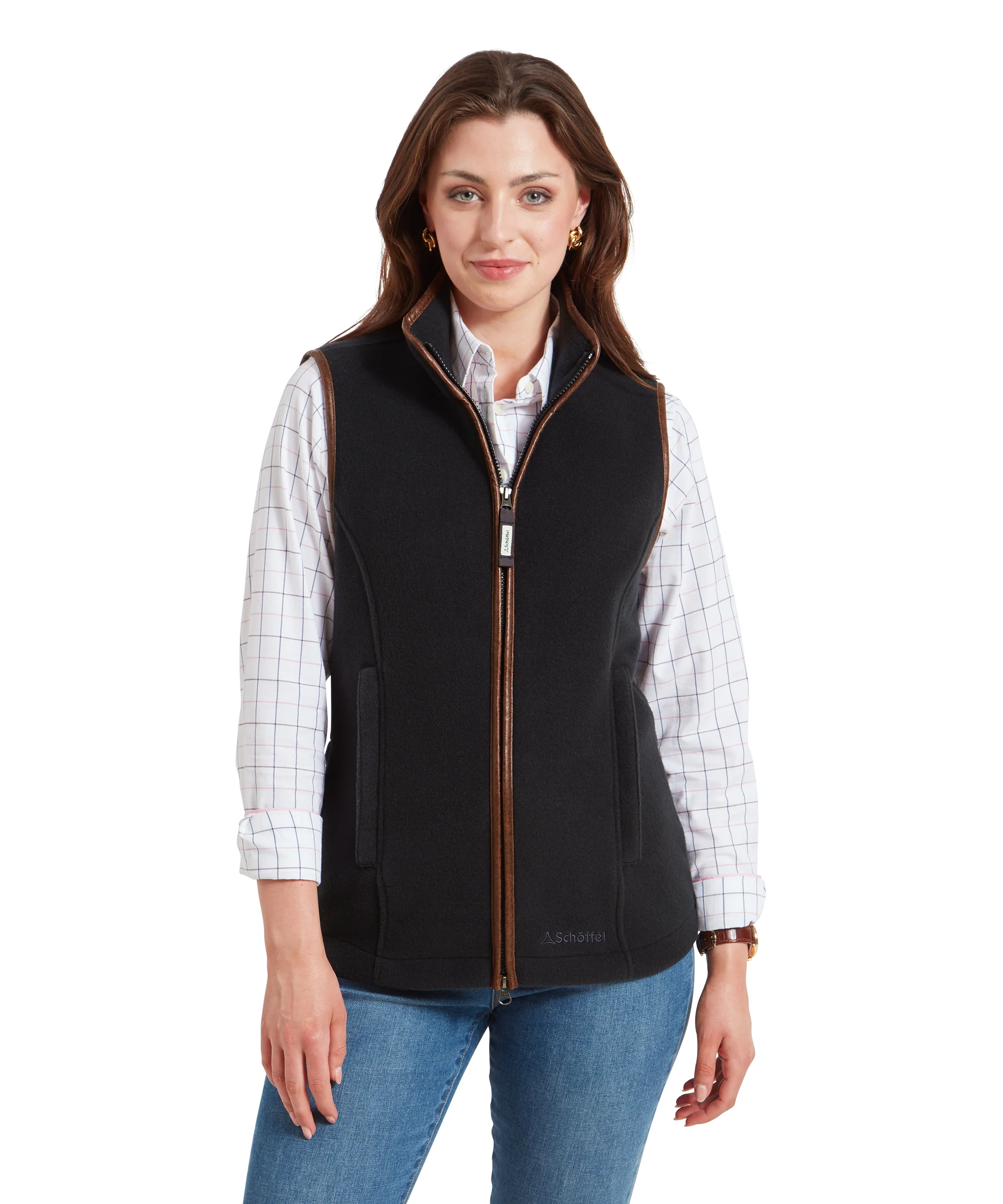 Lyndon Fleece Gilet - Gunmetal - Image 2